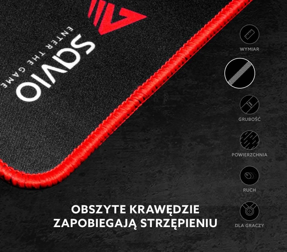 Pelės kilimėlis Savio Turbo Dynamic L