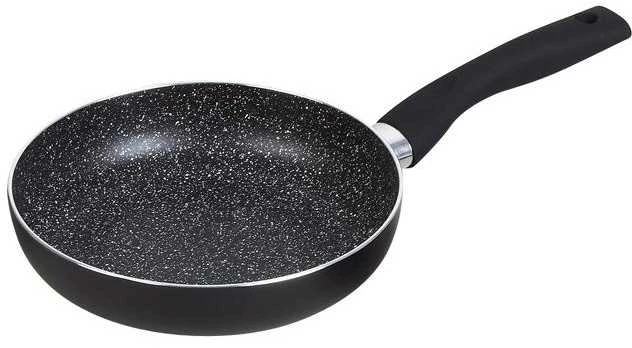 King Hoff Keptuvė Keptuvė, skersmuo 16cm, aliuminio, juodo marmuro kinghoff