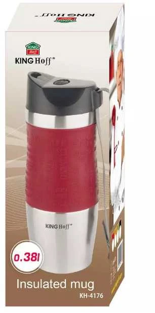 King Hoff Puodelis „Kinghoff“ 380 ml plieno termo puodelis, įvairių spalvų