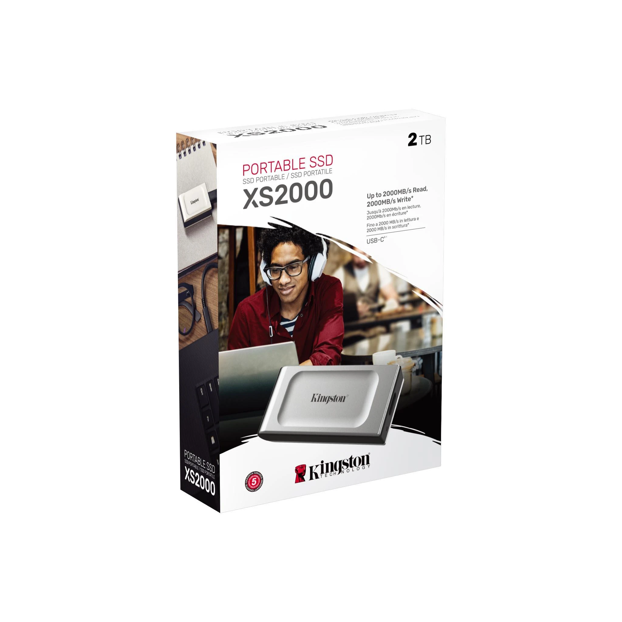 Kietasis diskas KINGSTON XS2000 PORTABLE SSD 2TB USB3.2
