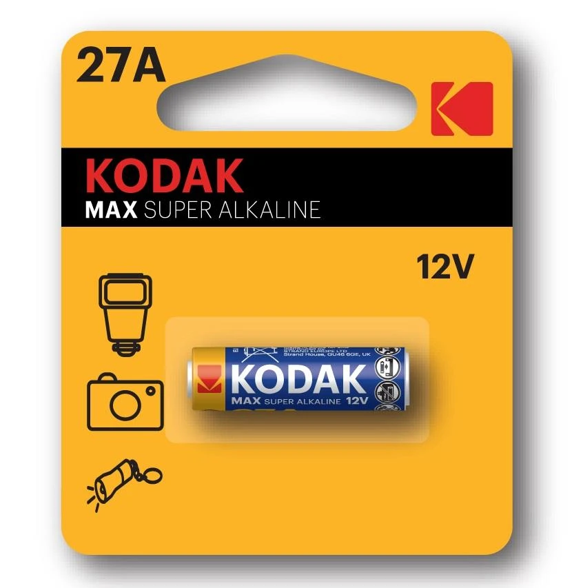 Bateria „Kodak ULTRA Alkaline 27A“ baterija, 1 vnt.
