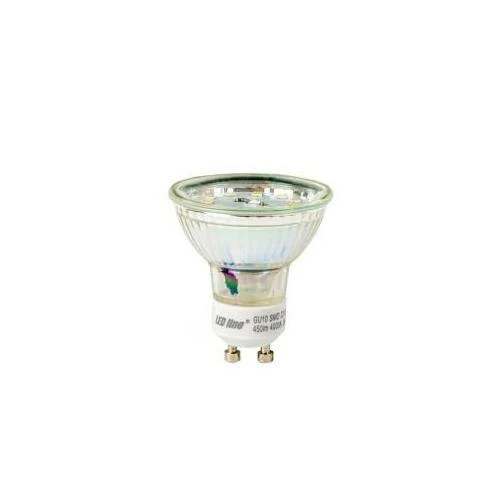 Dedra Lemputė LED GU10 230V 5W 450lm neutraliai balta 4000K, stiklinė, LED line