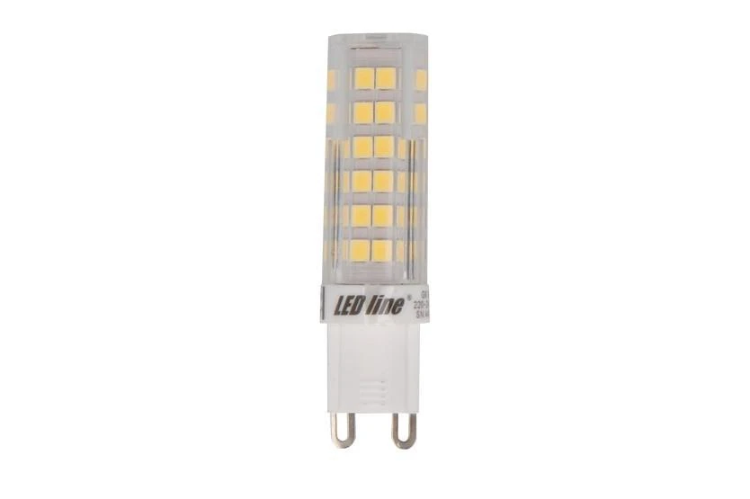Lemputė LED G9 230V 6W SMD2835 550lm šiltai balta, LED line