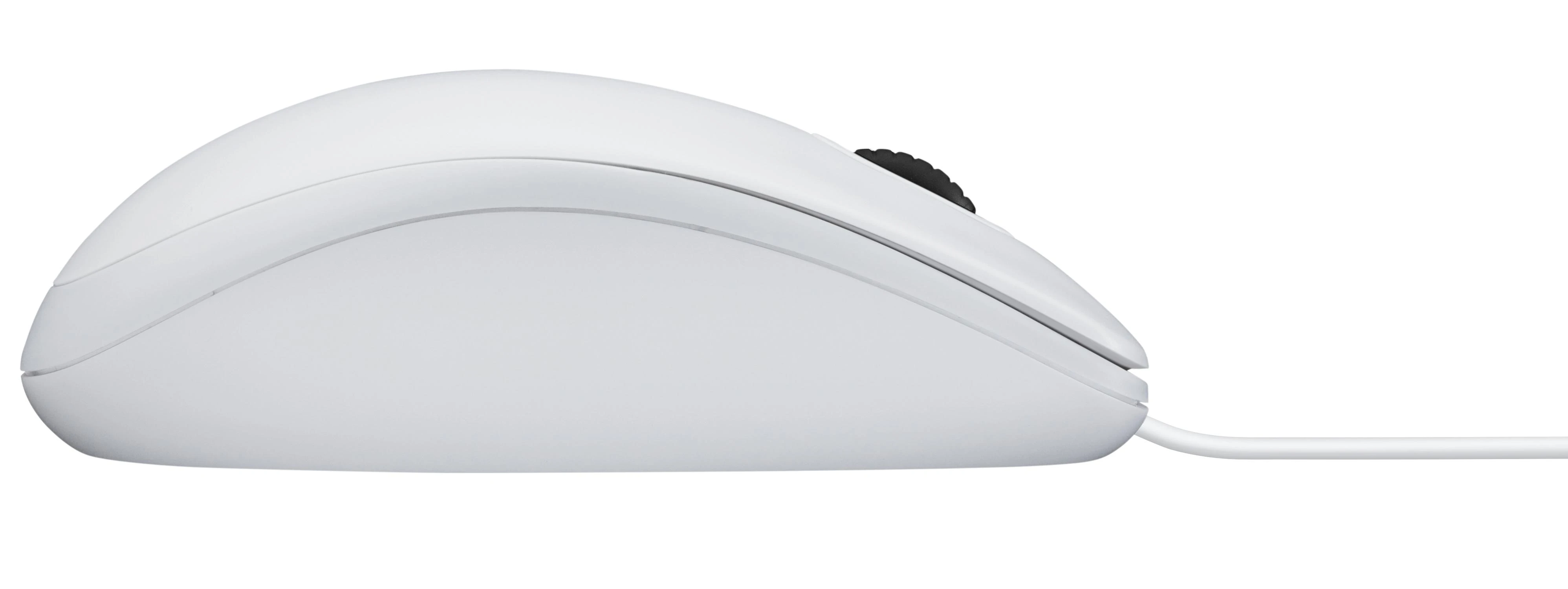 Pelė LOGITECH B100, USB, balta sp.