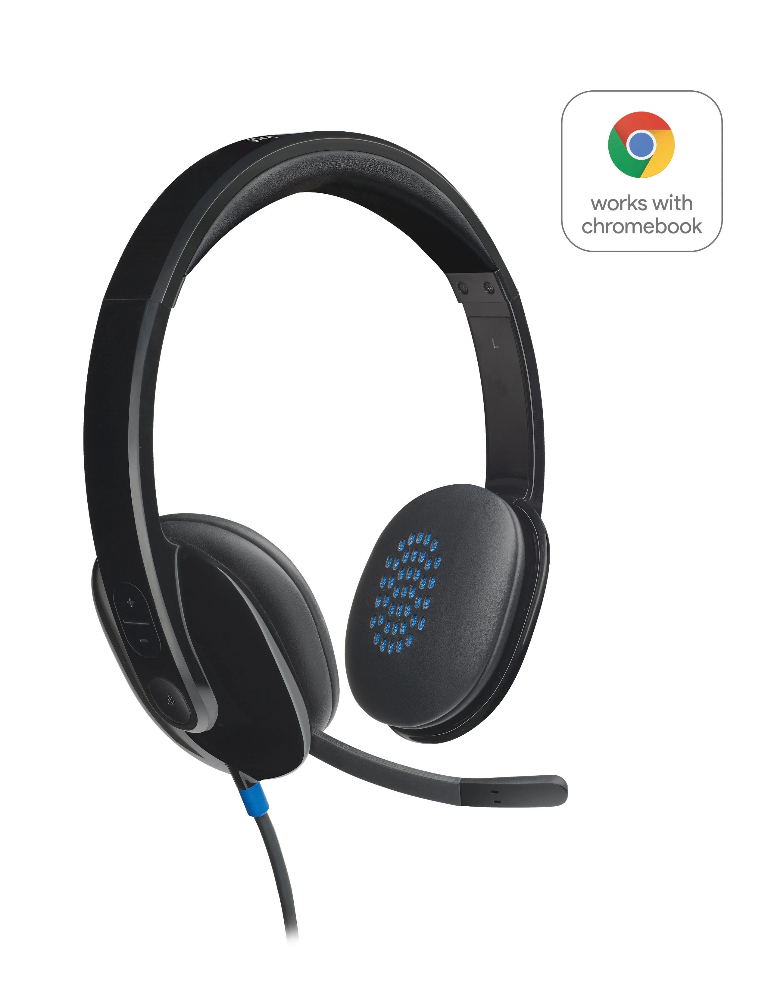 Universalios Ausinės Logitech H540 su USB jungtimi ir triukšmą slopinančiu mikrofonu
