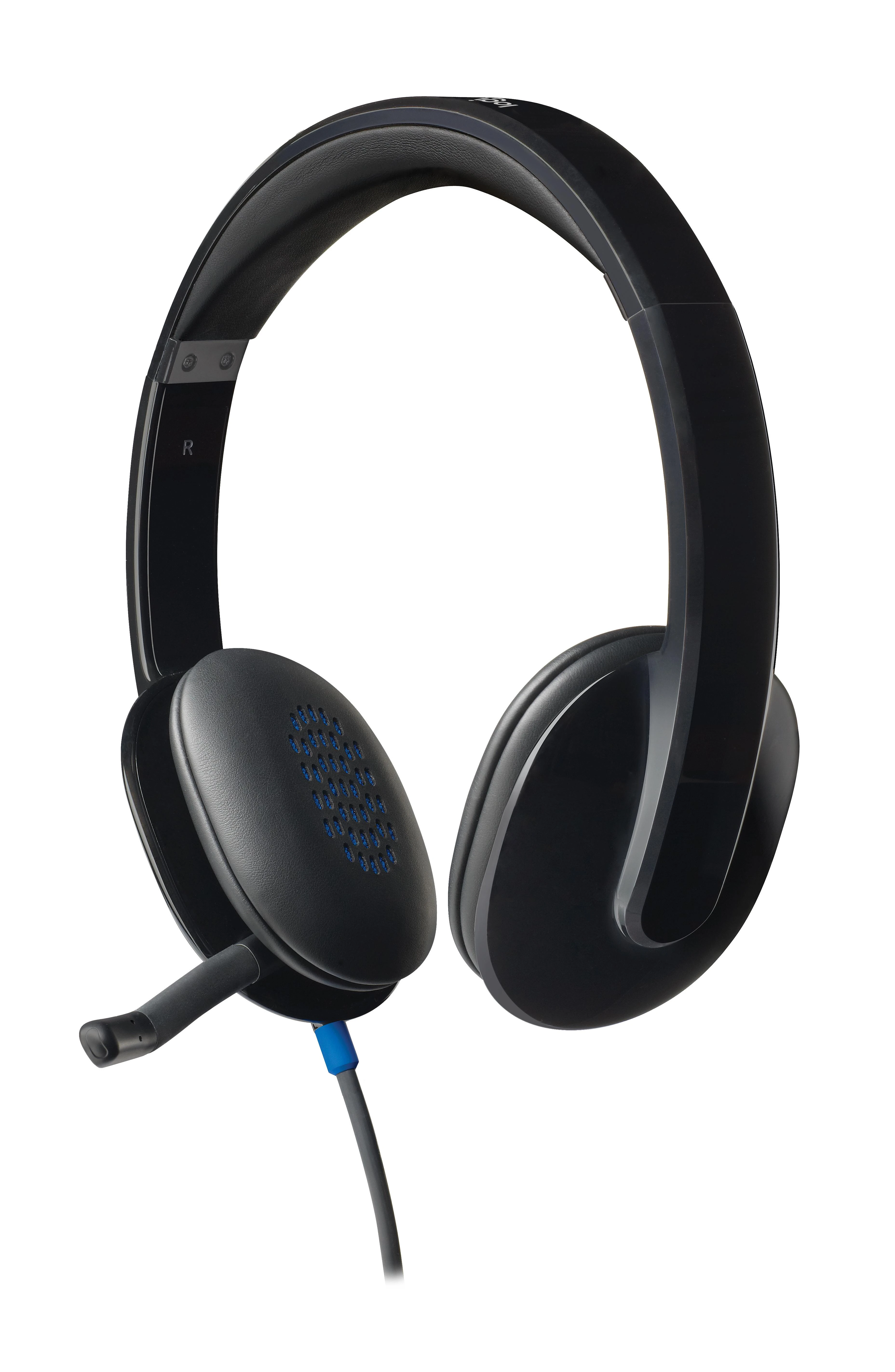 Universalios Ausinės Logitech H540 su USB jungtimi ir triukšmą slopinančiu mikrofonu