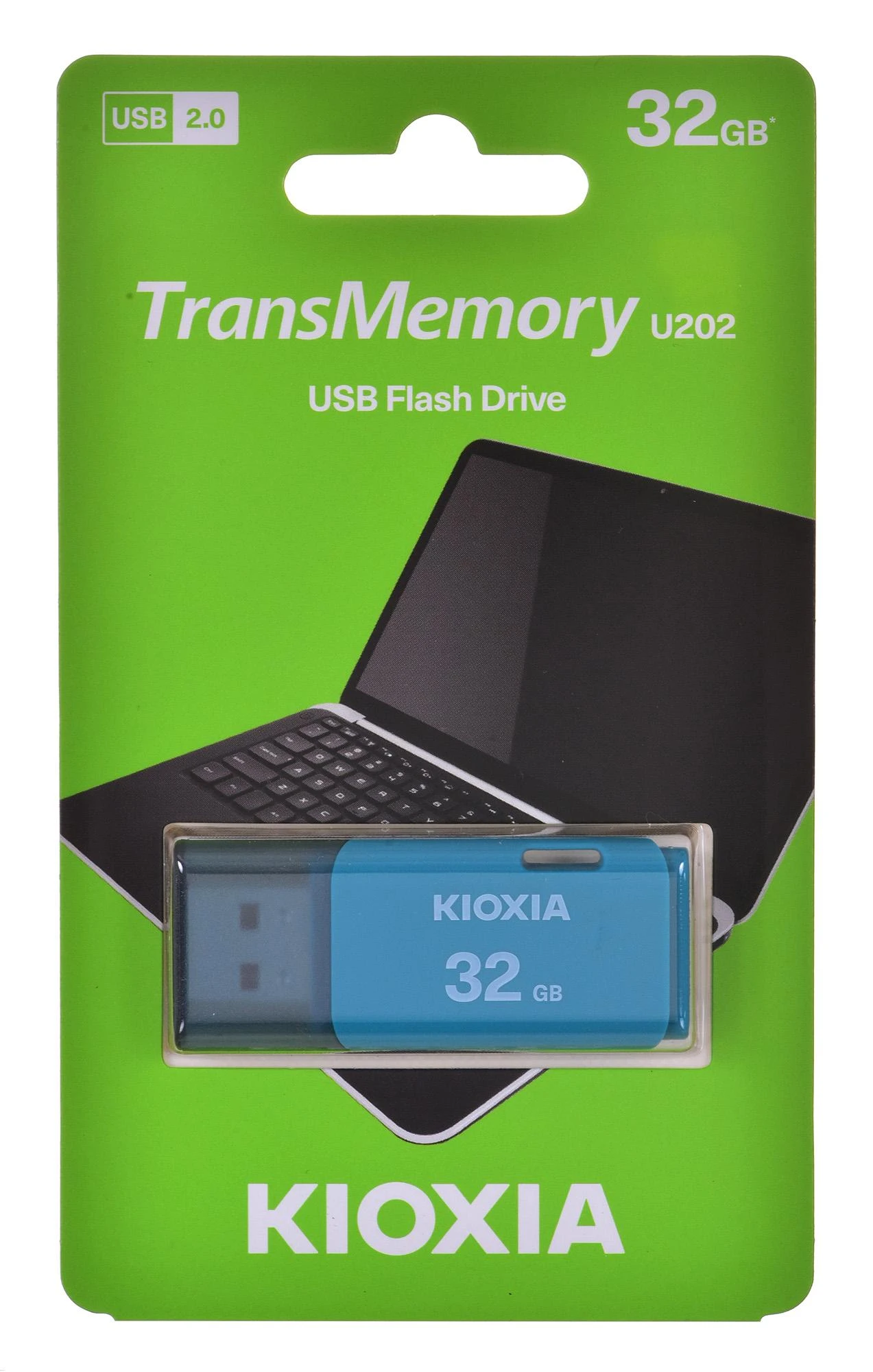 USB Atmintinė - Kioxia TransMemory U202 32GB USB A Tipo Mėlyna
