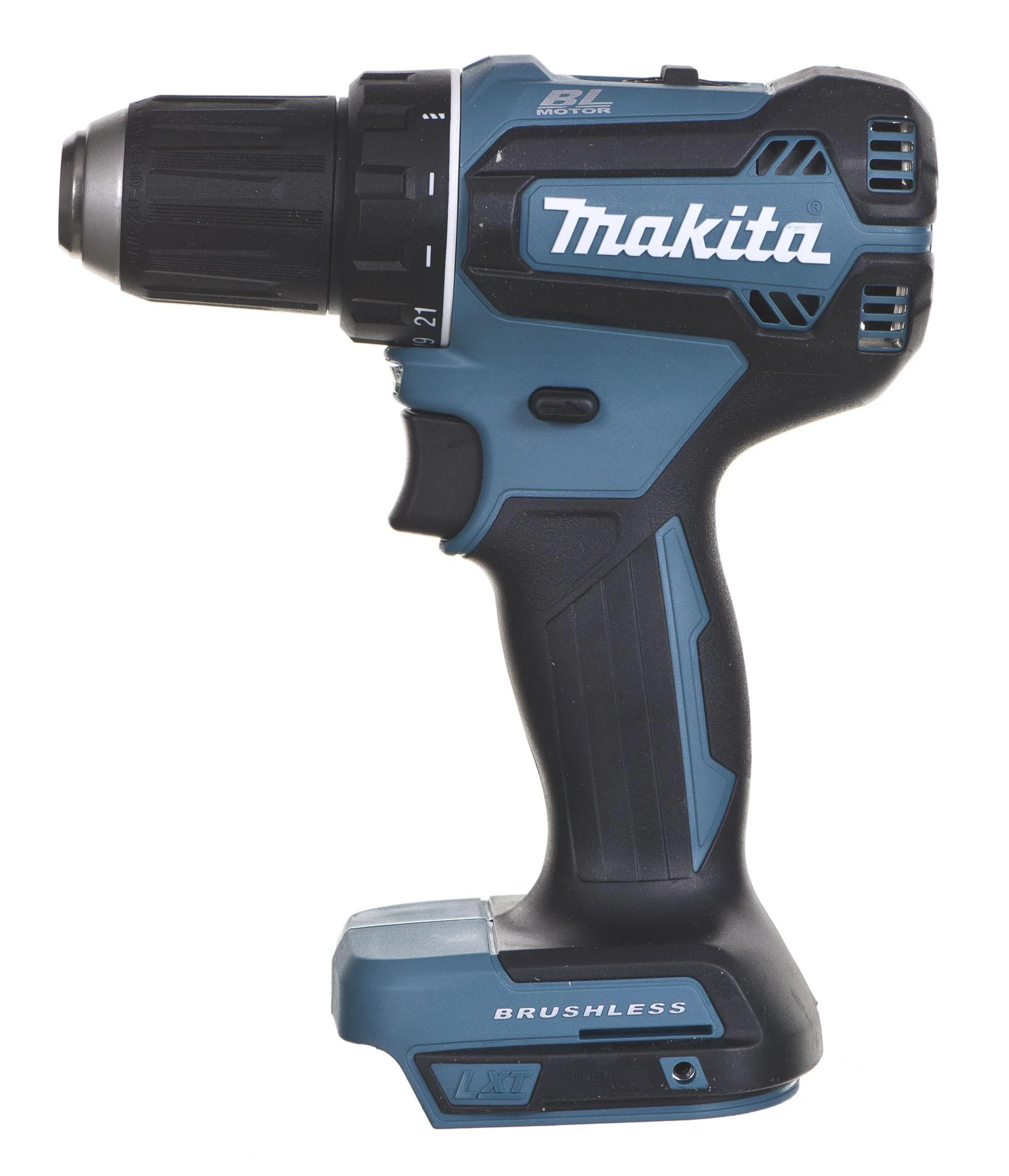 Makita DDF485Z Akumuliatorinis gręžtuvas, 18 V, 50/25 Nm, 1,7kg, LED, BL-motor, Be akumuliatorių ir kroviklio!