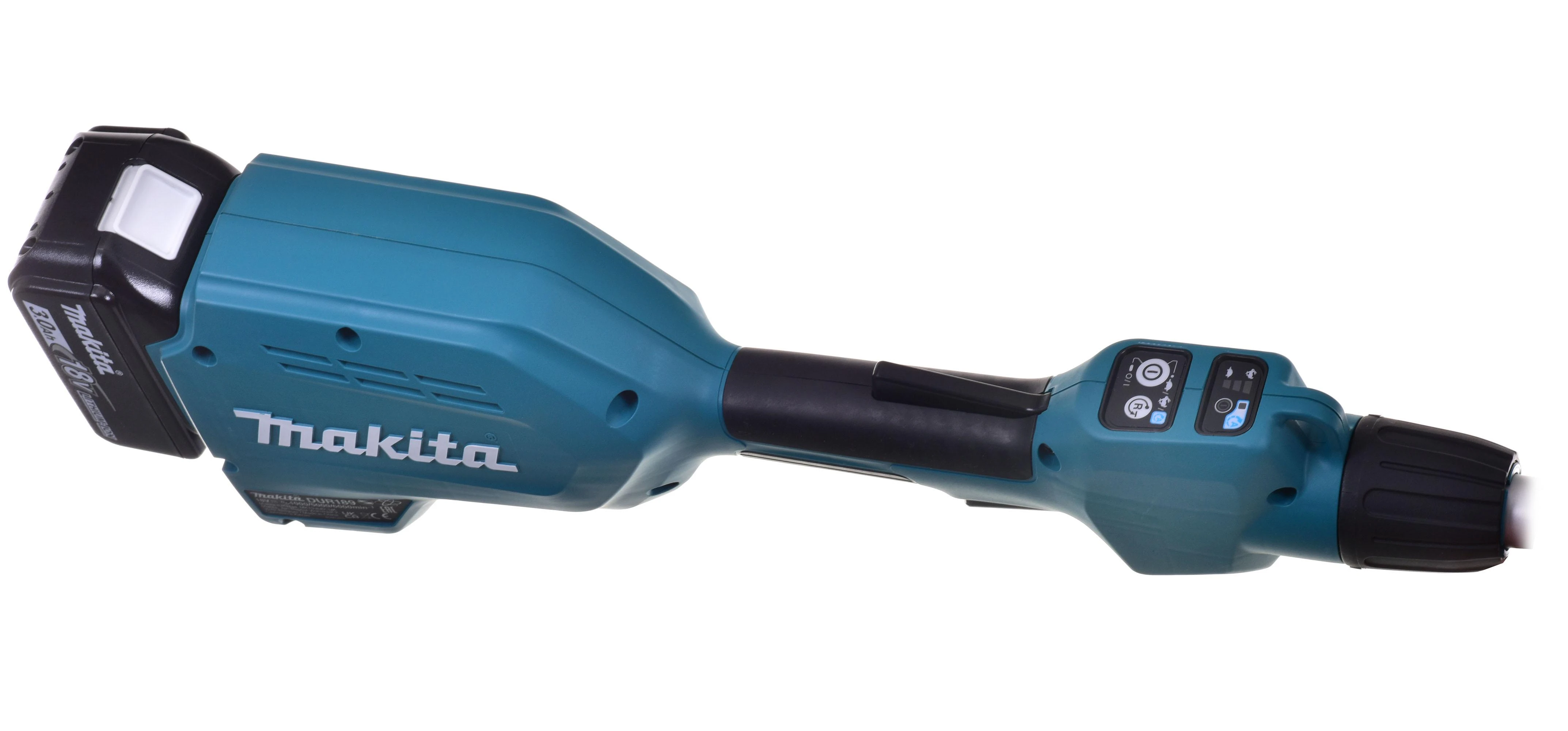 Makita akumuliatorinė žoliapjovė DUR189RFE, 2x3.0Ah