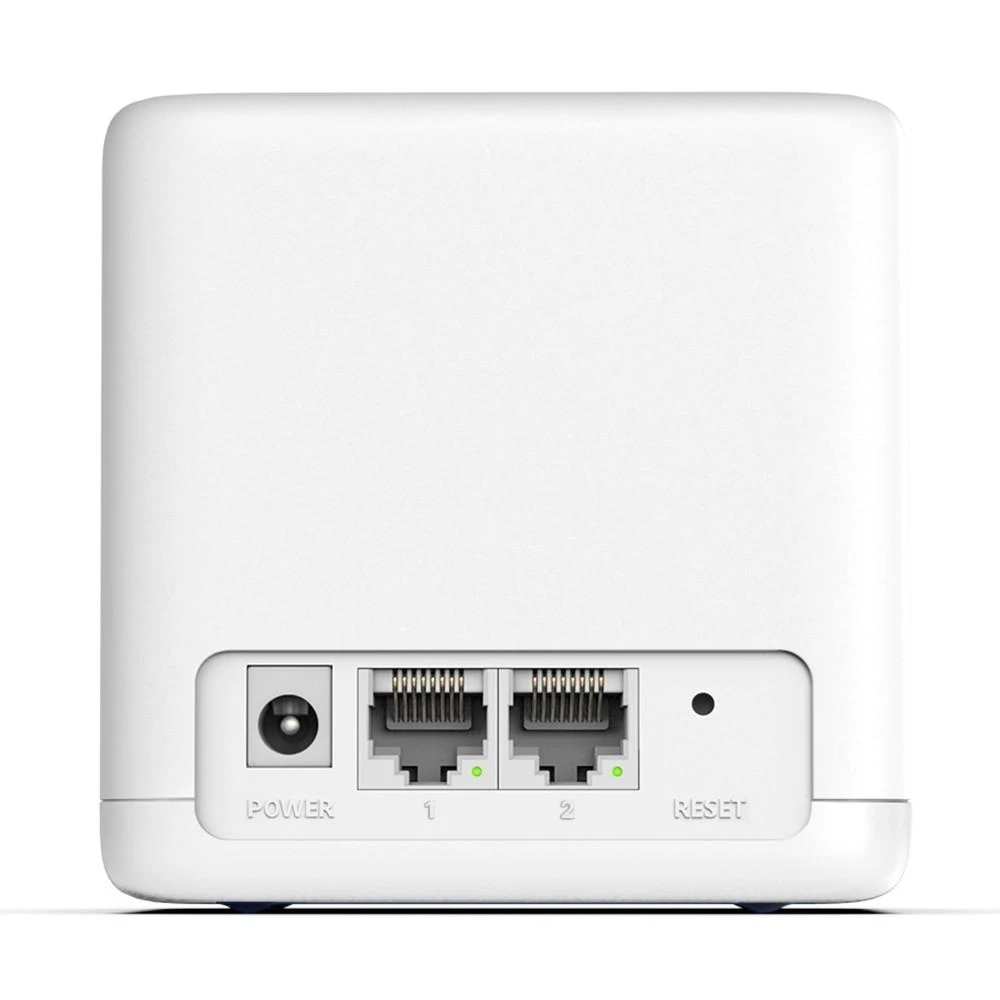 Maršrutizatorius TP-Link „Mercusys“ | AC1300 viso namo tinklinio „Wi-Fi“ sistema | „Halo H30G“ (2 vnt.) | 802.11ac | 400+867 Mbit/s | Ethernet LAN (RJ-45) jungtys 2 | Tinklo palaikymas: Taip | MU-MiMO: Taip | Ne, mobilusis plačiajuostis ryšys: