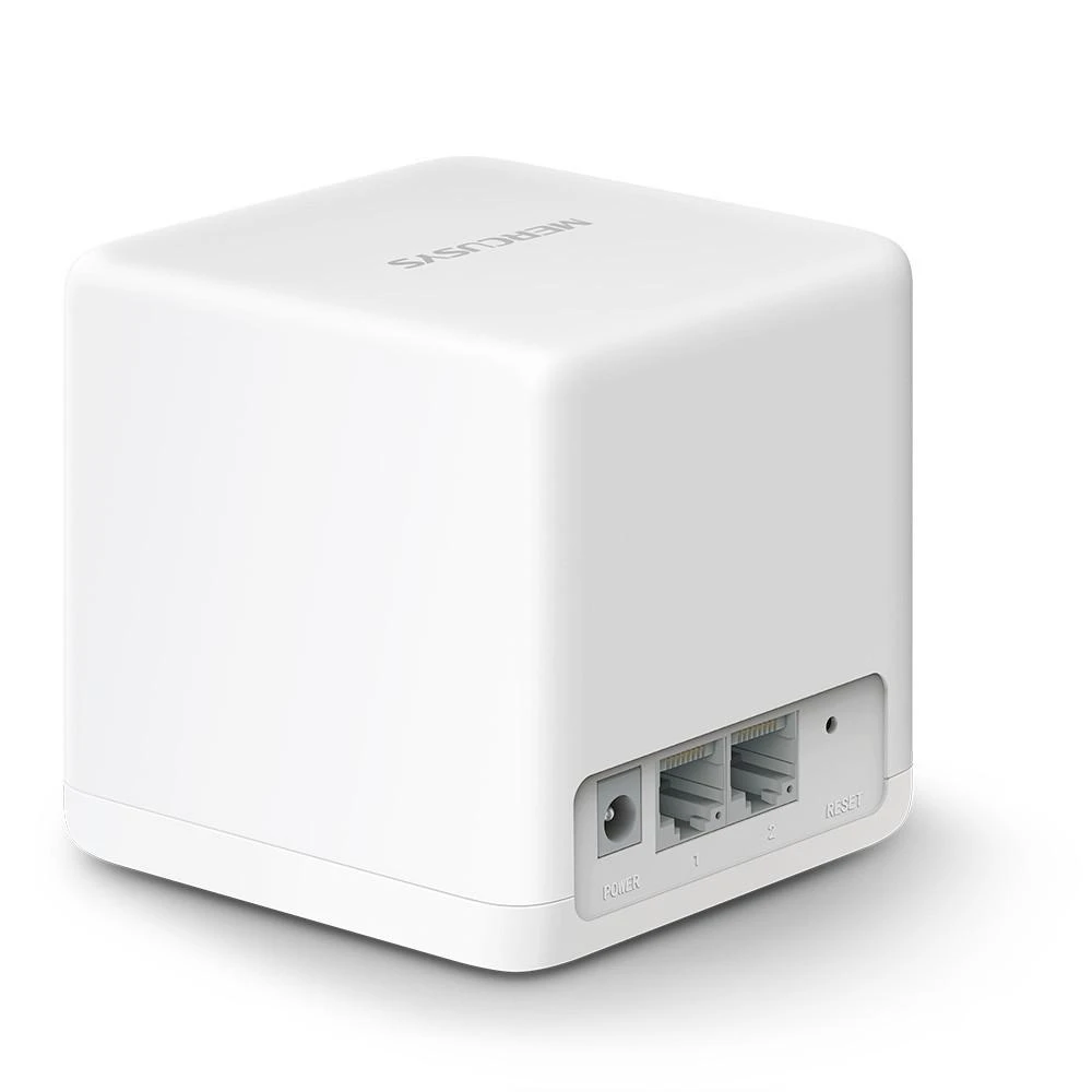 Maršrutizatorius TP-Link „Mercusys“ | AC1300 viso namo tinklinio „Wi-Fi“ sistema | „Halo H30G“ (3 vnt. pakuotė) | 802.11ac | 400+867 Mbit/s | Ethernet LAN (RJ-45) jungtys 2 | Tinklo palaikymas: Taip | MU-MiMO: Taip | Mobilusis plačiajuostis ryšys: Be