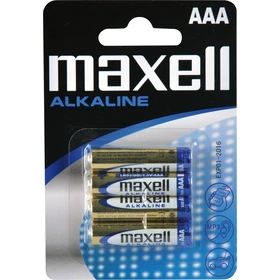 Maxell AAA baterijų pakuotė, 4 vnt.