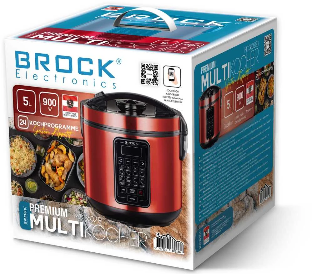 Brock daugiafunkcis puodas 5l,MC3602RD