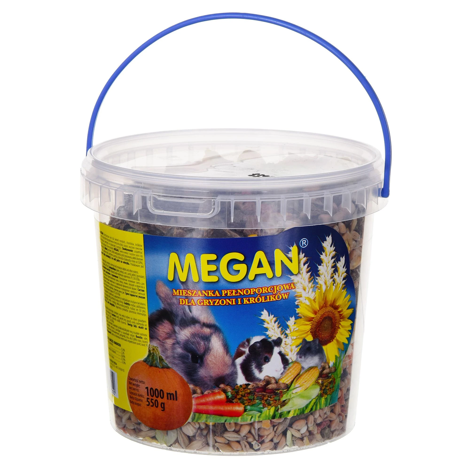 Pašaras graužikams Megan, 550 gr