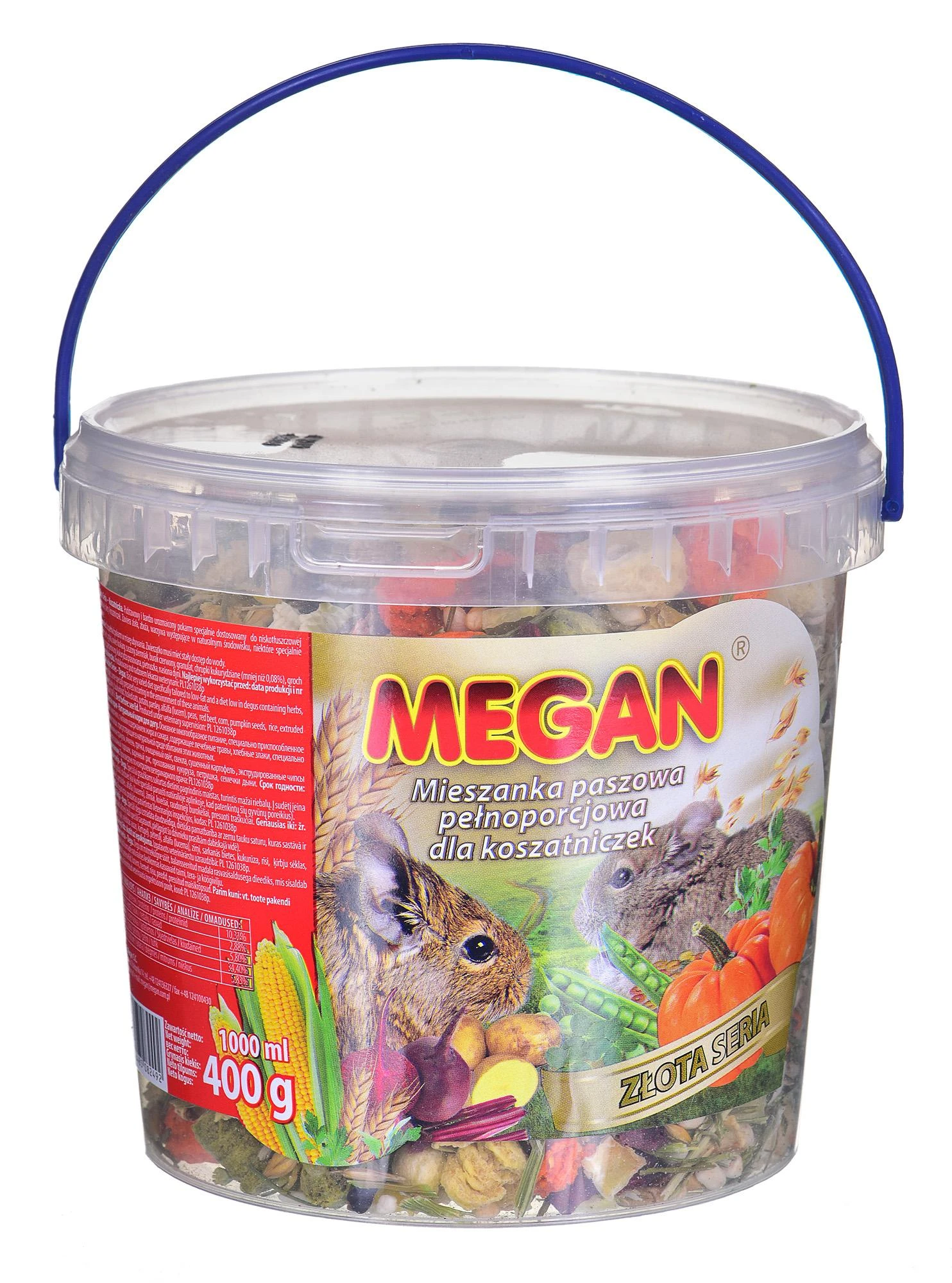 Pašaras Degu Megan, auksinė serija, 400 gr