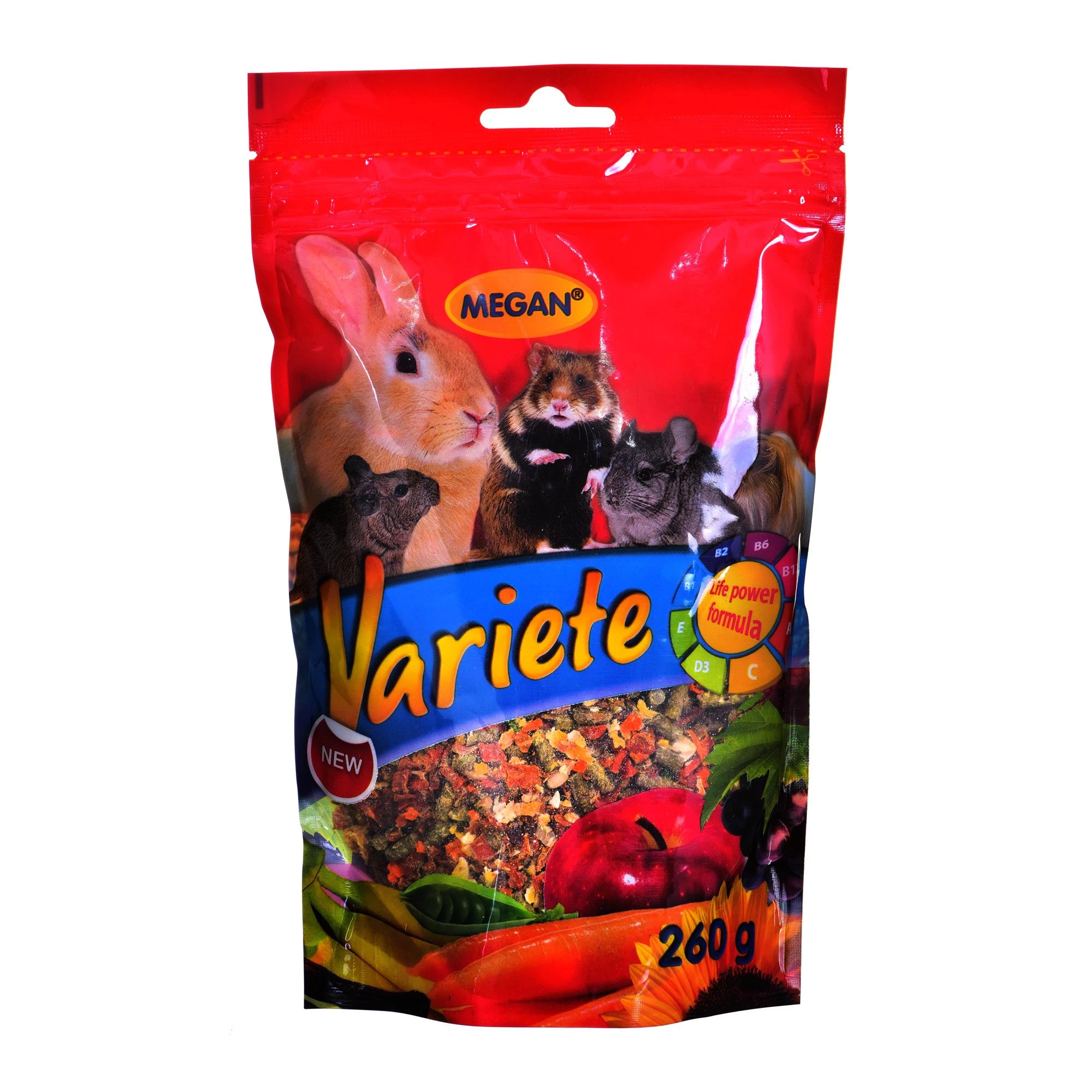 Pašaras graužikams Megan Variete Desert, 260 gr