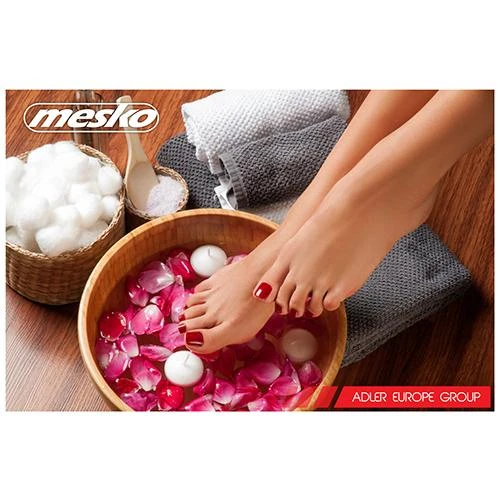 Masažinė kojų vonelė Mesko MS 2152, Baltos/Violetinės spalvos