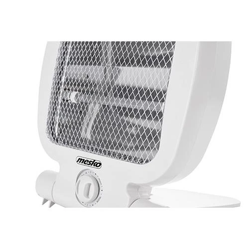 Mesko | Šildytuvas | MS 7710 | Halogeninis šildytuvas | 800 W | Galios lygių skaičius 2 | Baltas