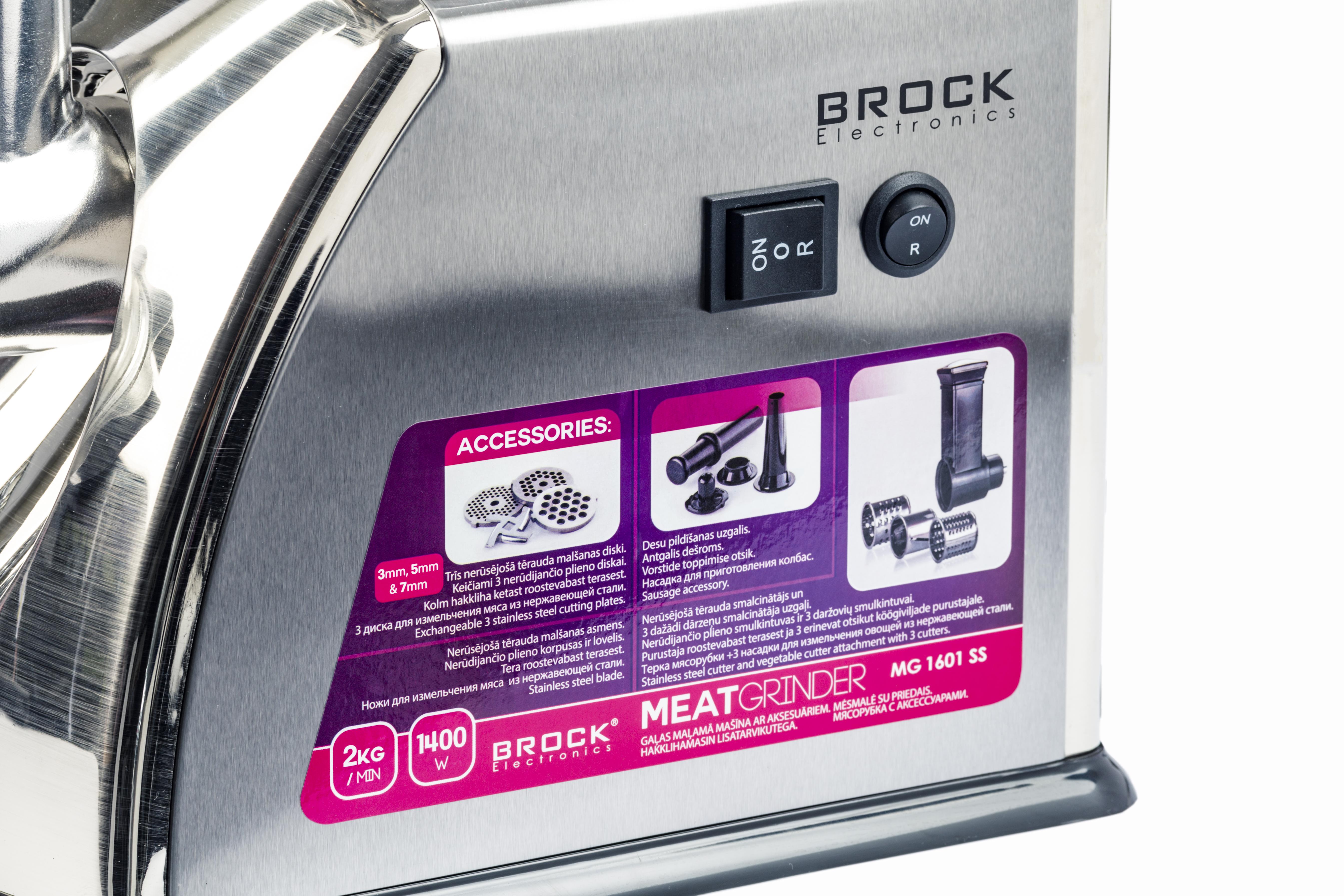Brock MG 1601 SS mėsmalė