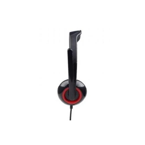 Gembird | MHS-002 Stereo ausinės | Su mikrofonu | 3.5 mm | Juodas/Raudona