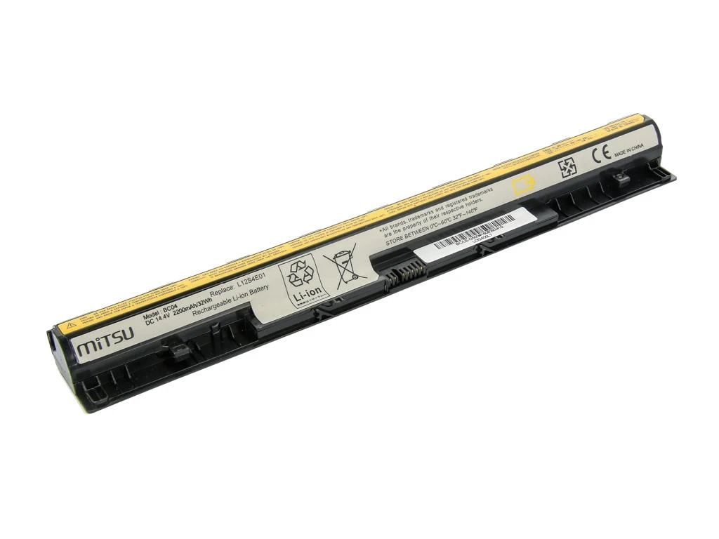 Baterija nešiojamam kompiuteriui MITSU BC/LE-G500 (32 Wh, Lenovo nešiojamiesiems kompiuteriams)