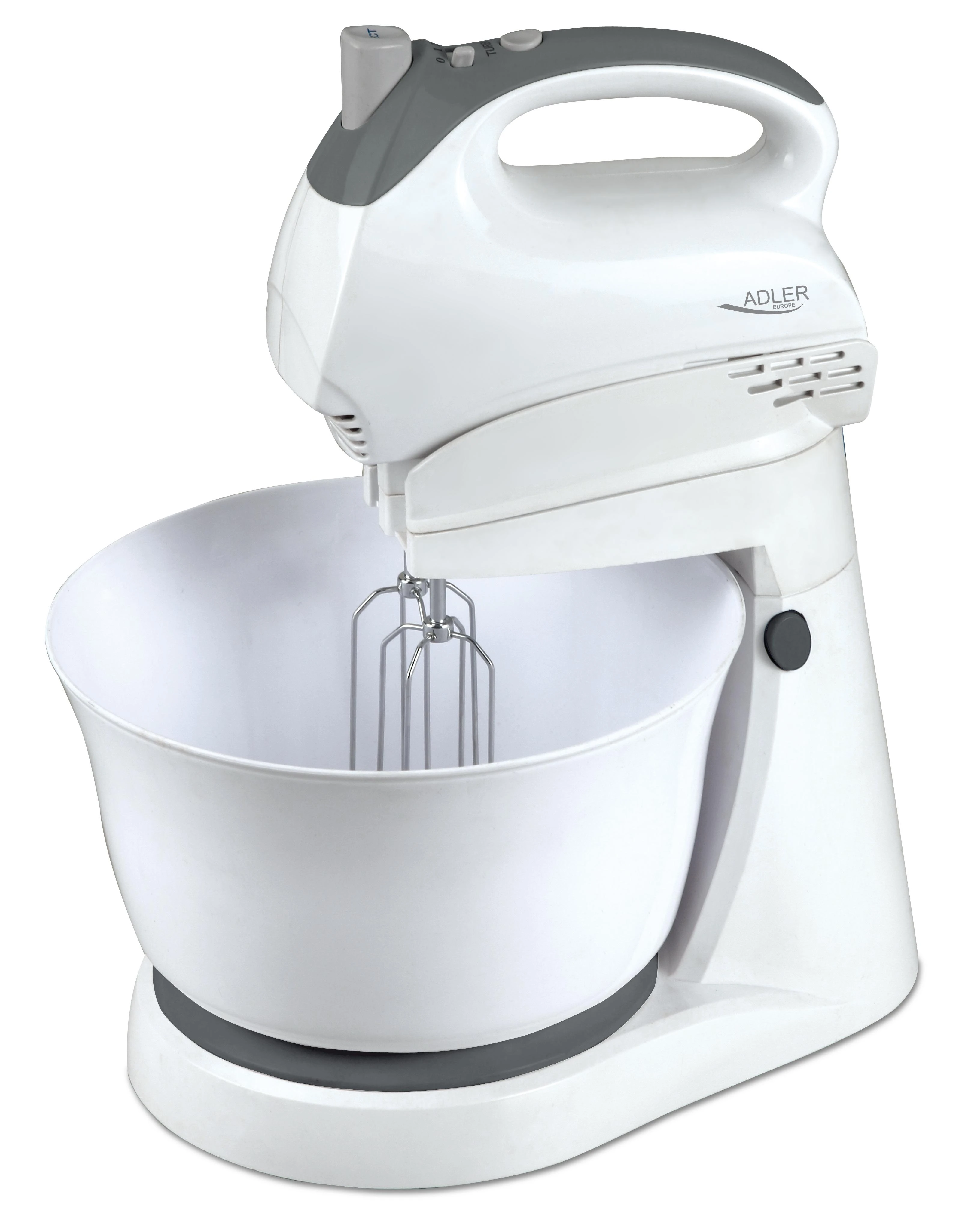 Virtuvinis kombainas Adler | Mixer | AD 4202 | Mixer with bowl | 300 W | Greičių skaičius 5 | Turbo mode | Baltas