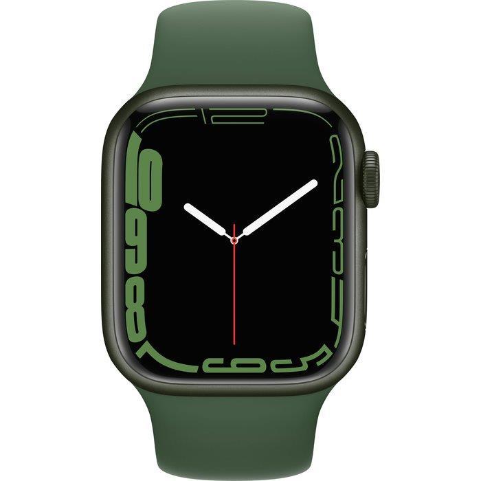 Išmanusis laikrodis Apple Watch Series 7 MKN03EL/A 41mm, Smart watches, GPS (satellite), Retina LTPO OLED, Jutiklinis ekranas, Heart rate monitorius, Atsparus vandeniui, Bluetooth, Wi-Fi, eSIM, Žalias, Žalias
