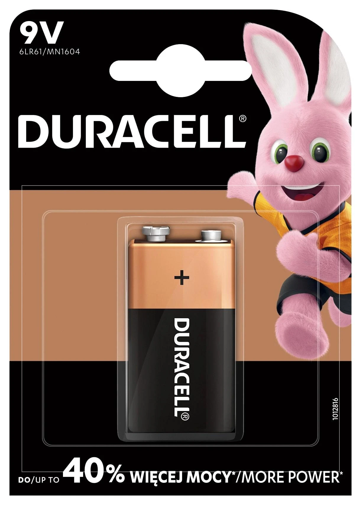 Baterijos DURACELL 9V, LR61, 1vnt