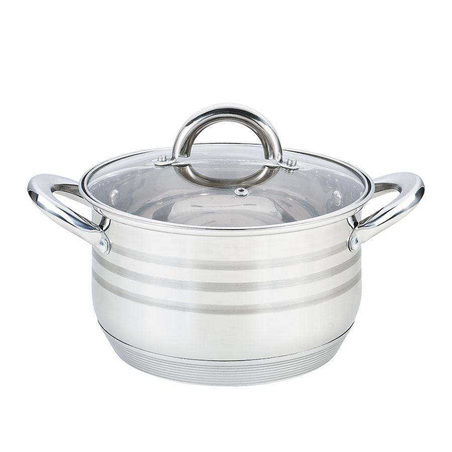 Plieninis puodas su dangteliu, indukcinis, 20cm, 3,9l | Maestro MR-3513-20