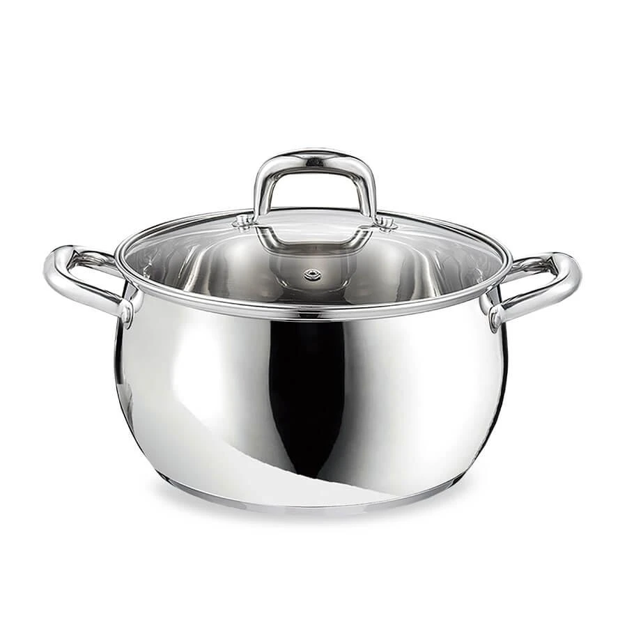 Plieninis puodas su dangteliu, indukcinis, 24cm, 6,4l | Maestro MR-3515-24
