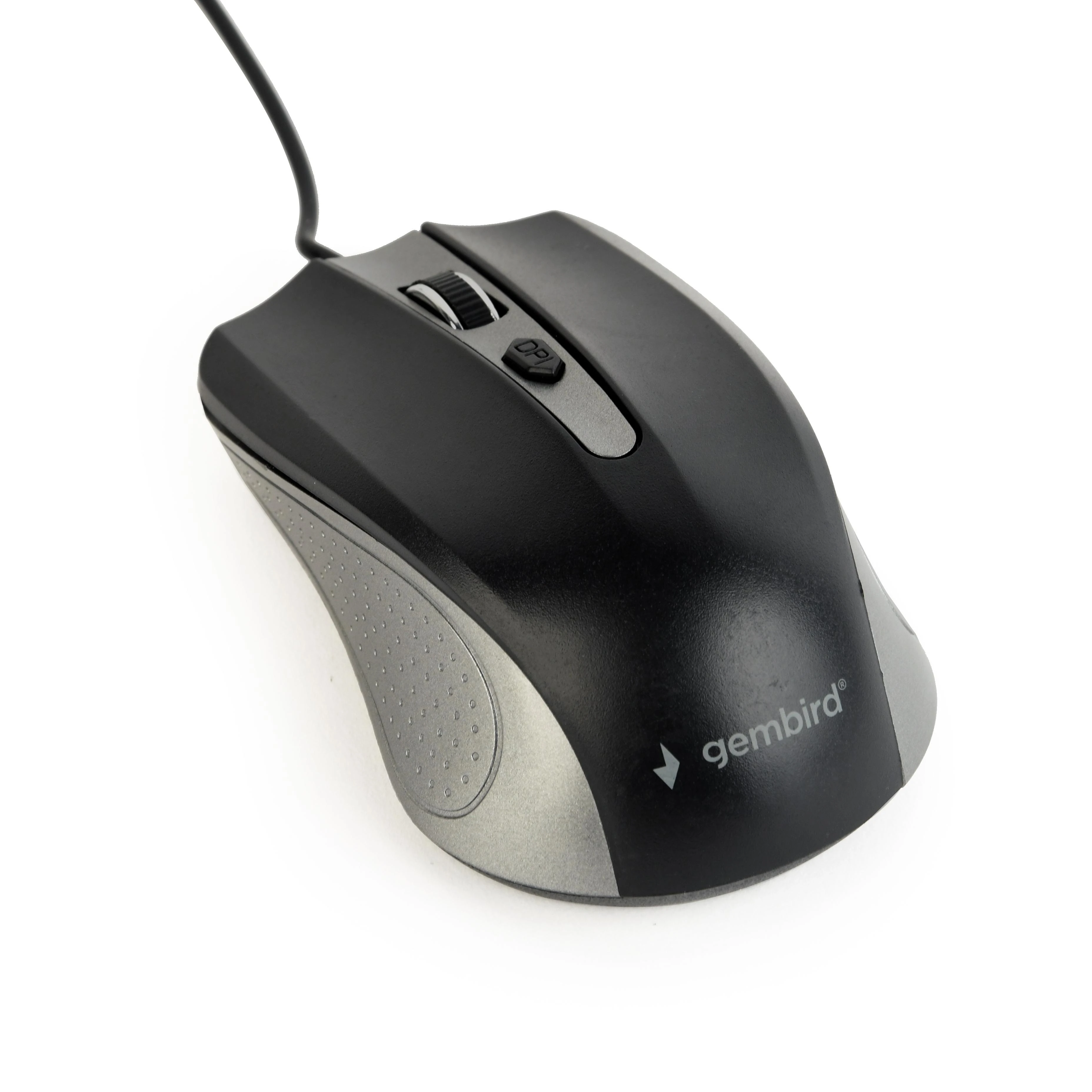 GEMBIRD MUS-4B-01-GB Gembird optinė pelė MUS-4B-01-GB, 1200 DPI, USB, Juodas/spacegray