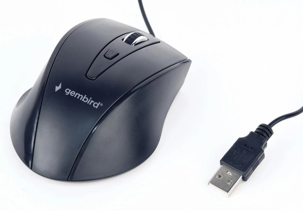 Gembird | Pelė | MUS-4B-02 | Standard | USB | su laidu | Juodas