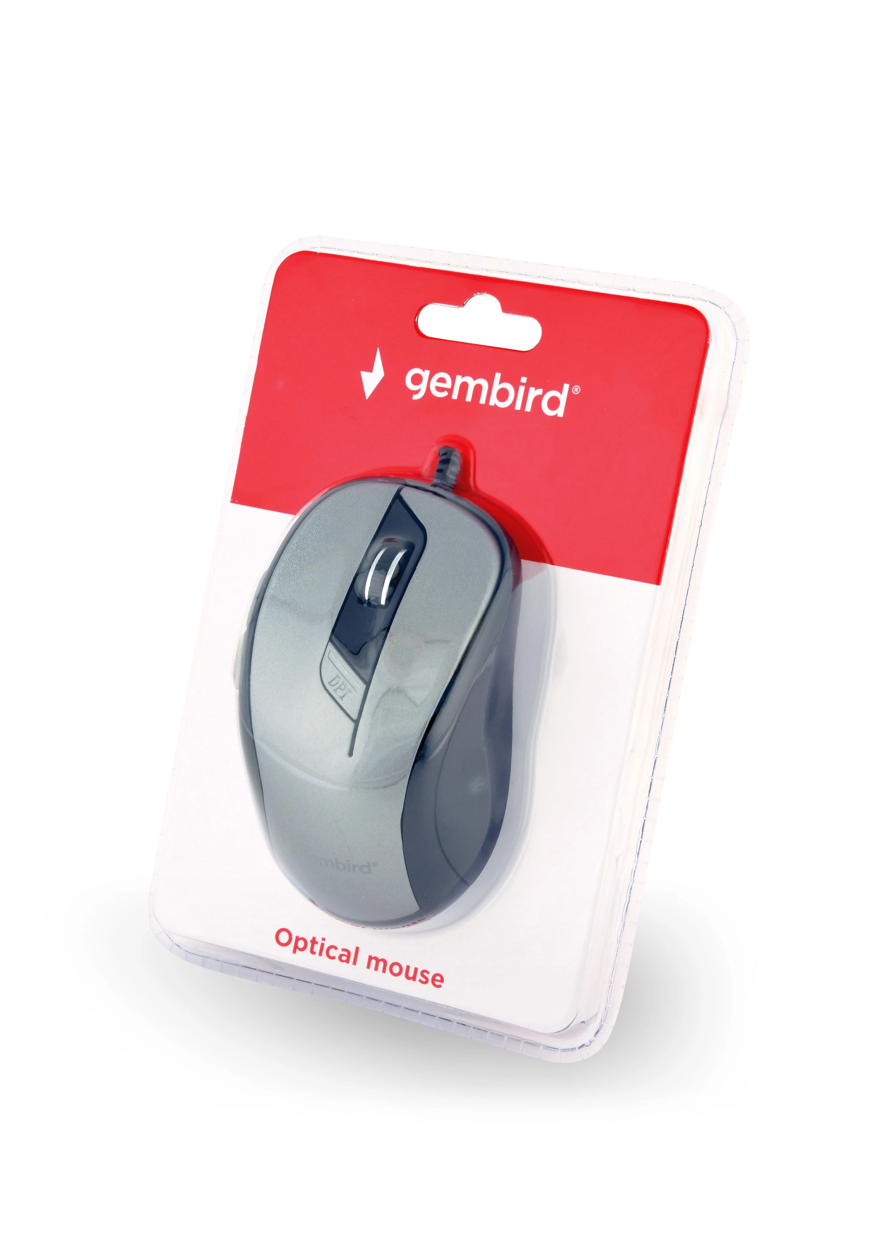 GEMBIRD MUS-6B-01-BG optinė pelė 1600DPI USB Juodas spacegrey
