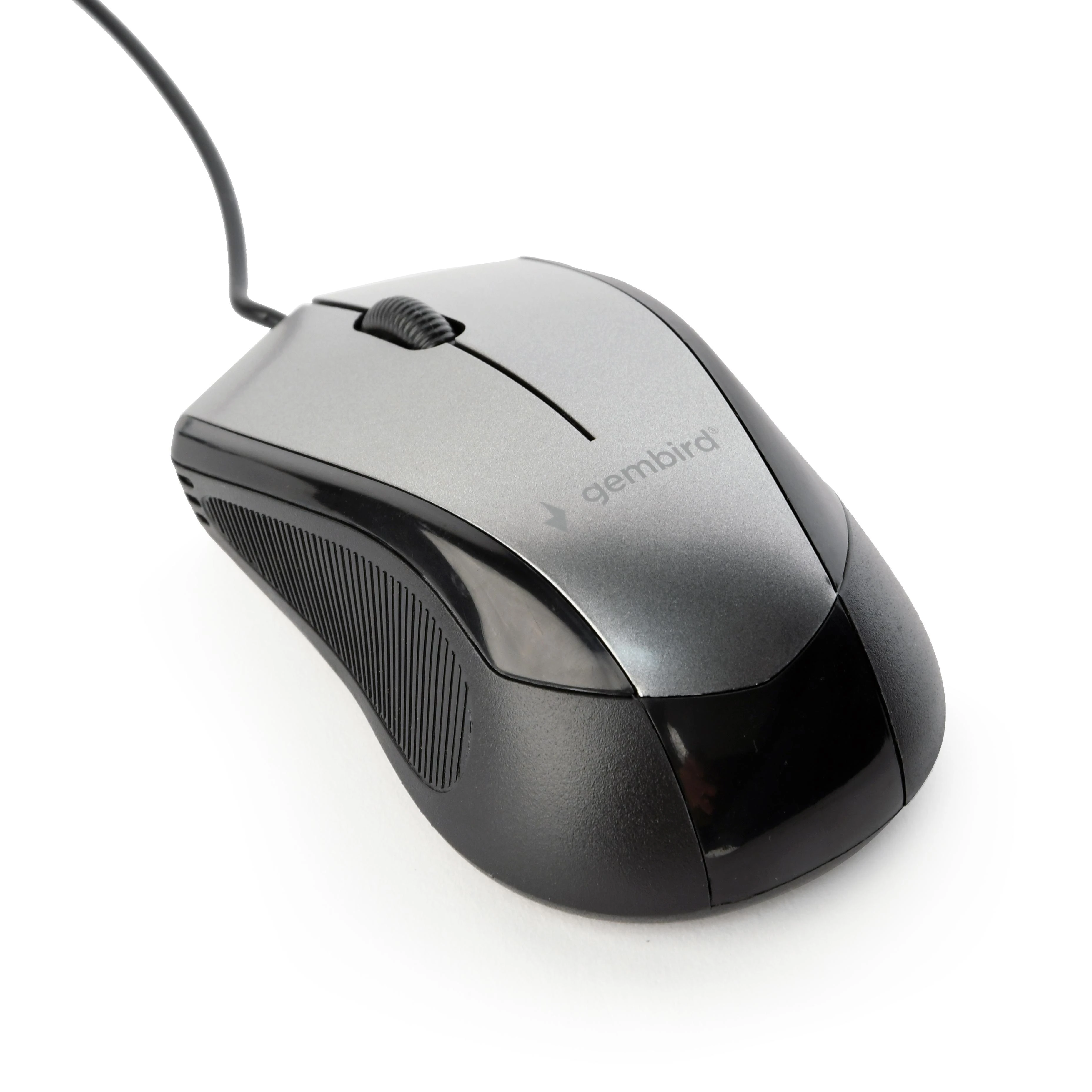 GEMBIRD MUS-6B-01-BG optinė pelė 1600DPI USB Juodas spacegrey