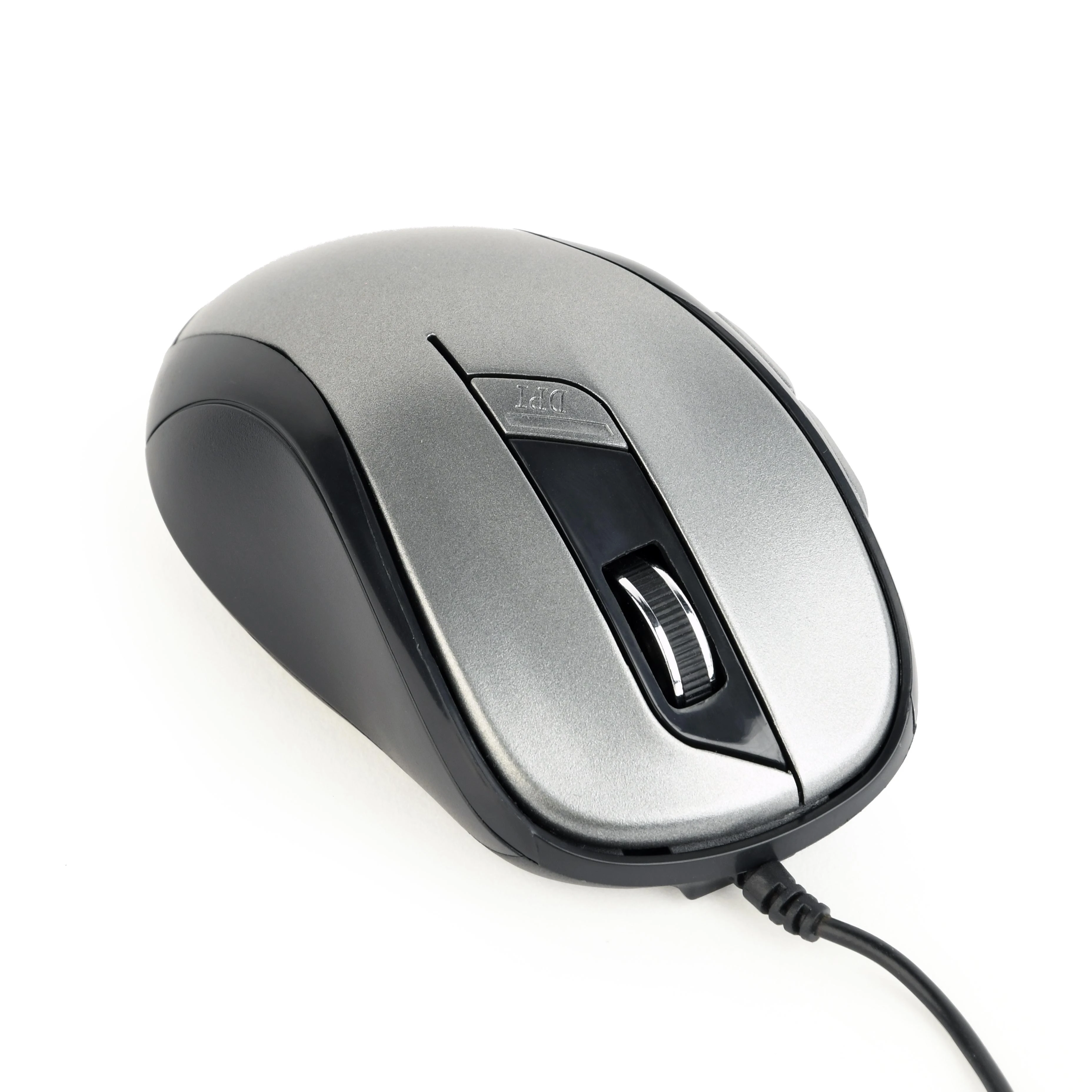 GEMBIRD MUS-6B-01-BG optinė pelė 1600DPI USB Juodas spacegrey