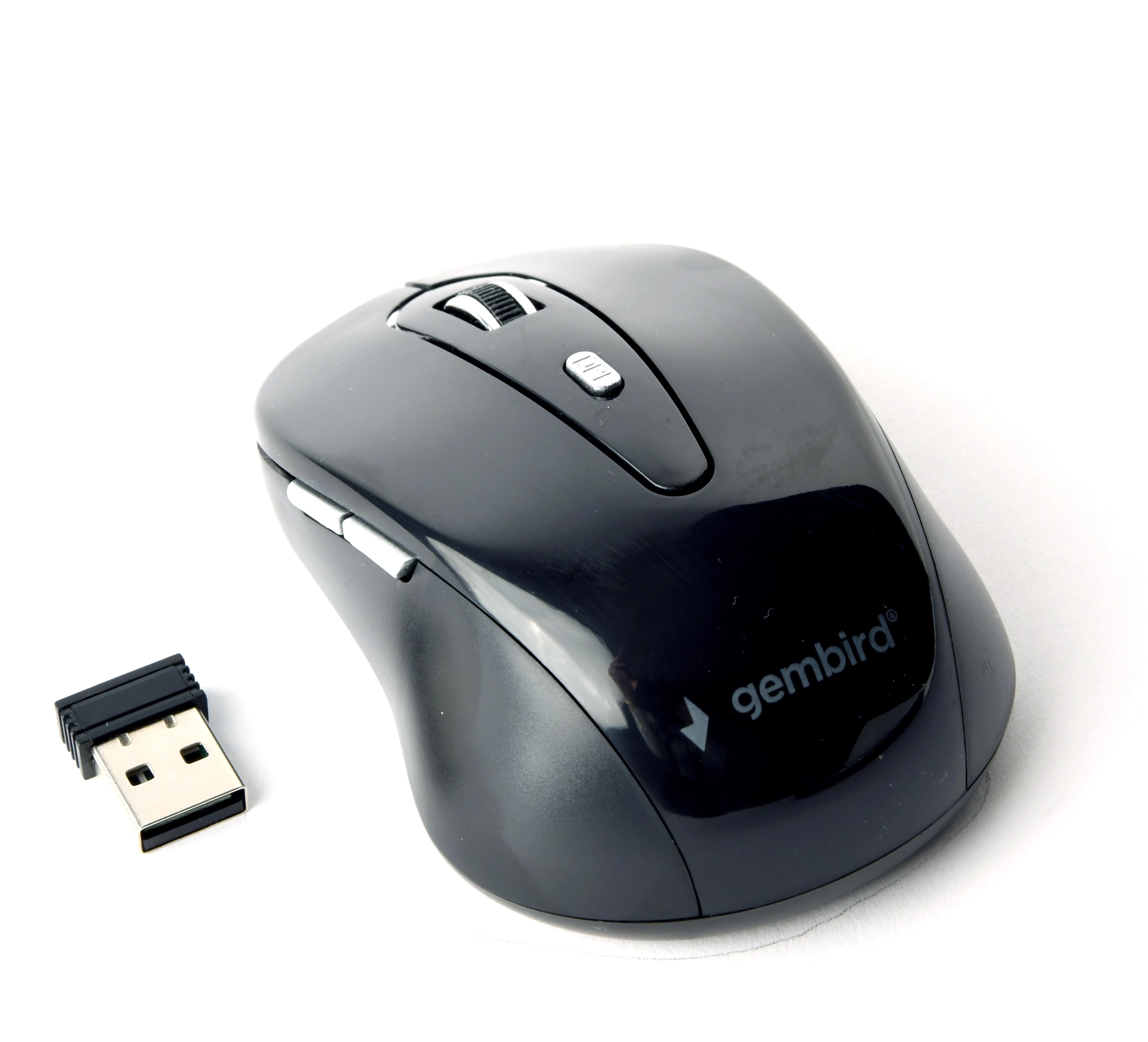 GEMBIRD MUSW-6B-01 Gembird Optinė belaidė pelė MUSW-6B-01, 1600 DPI, nano USB, juodas