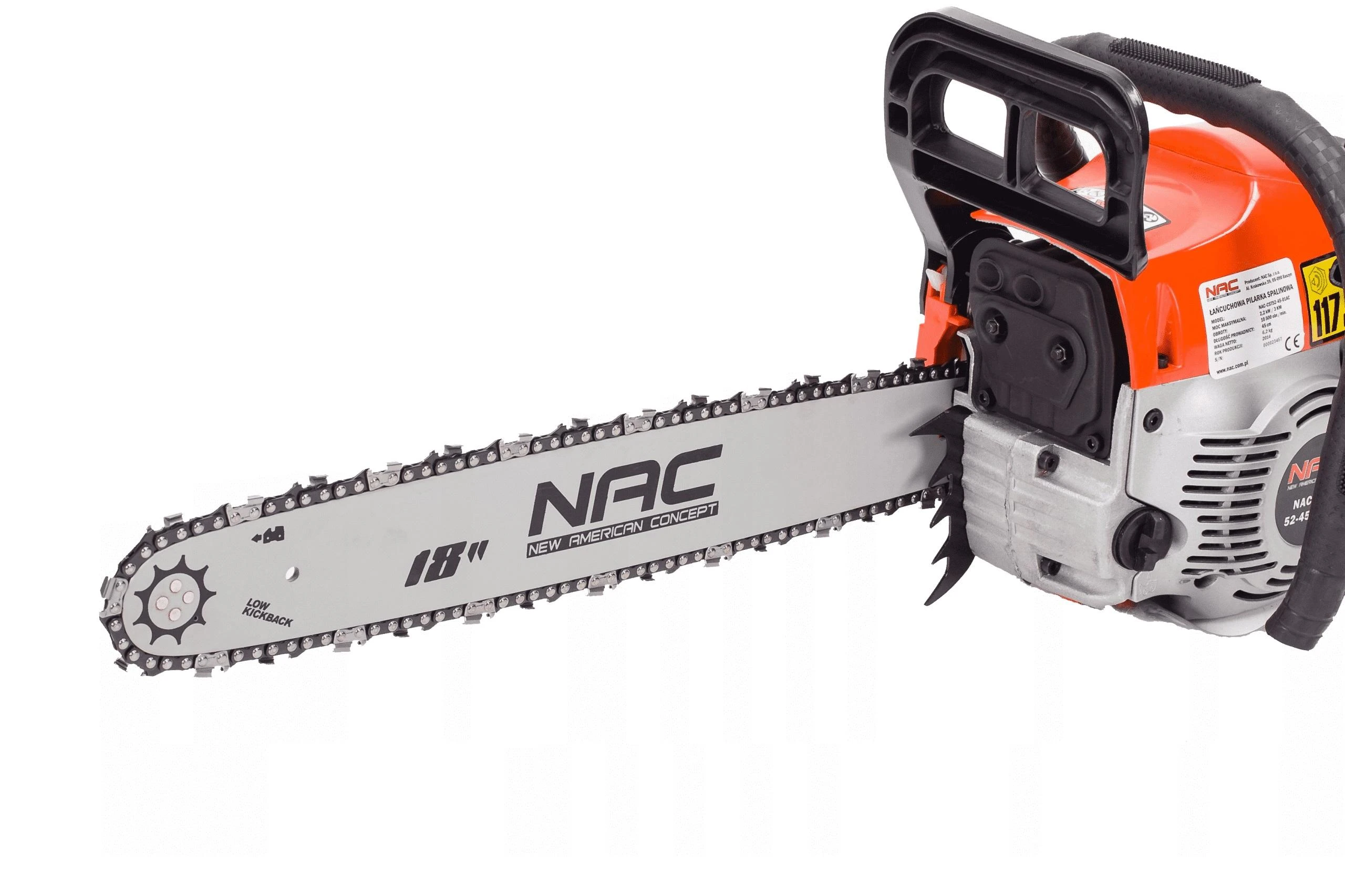 Benzininis NAC grandininis pjūklas 49.3cc 45cm CST52-45-01AC