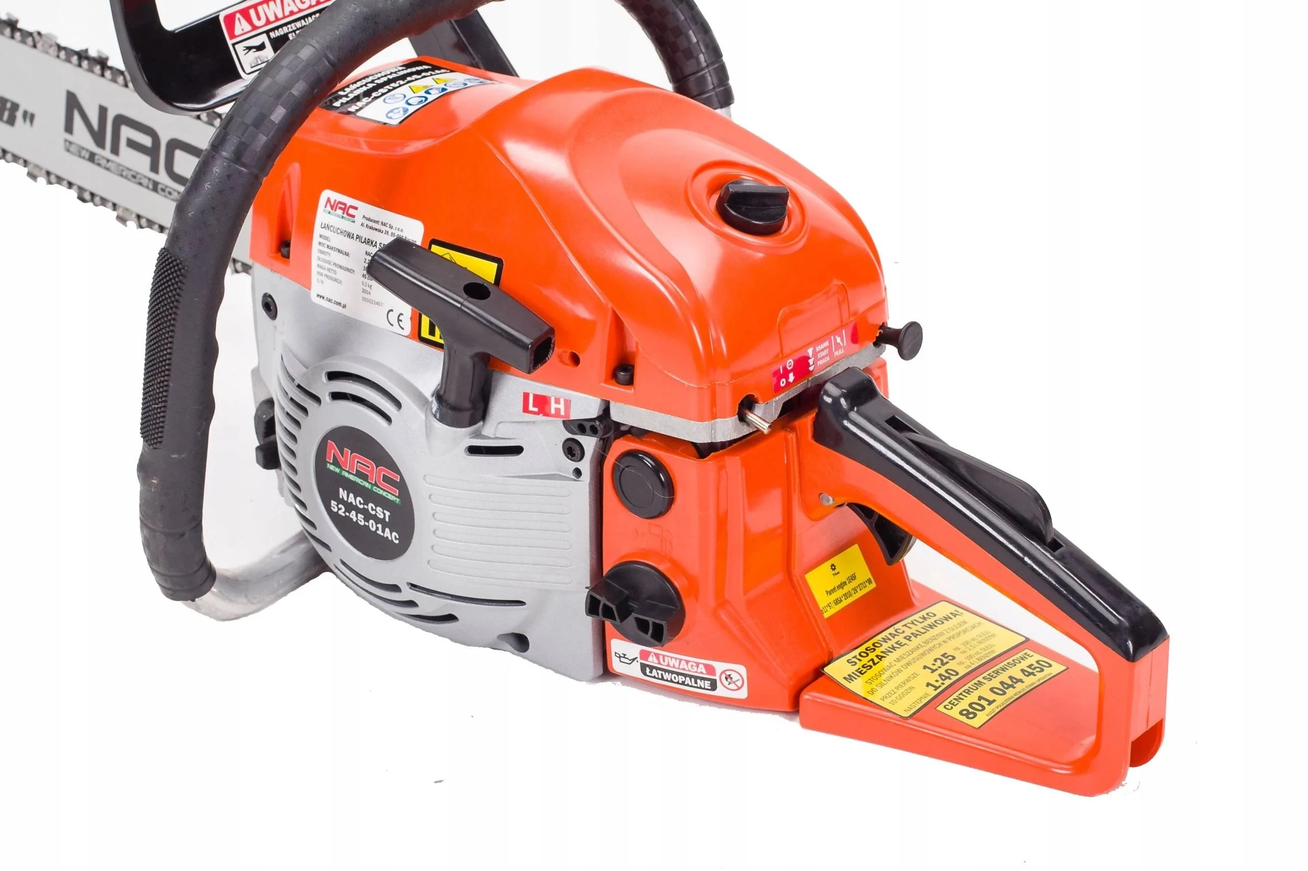 Benzininis NAC grandininis pjūklas 49.3cc 45cm CST52-45-01AC