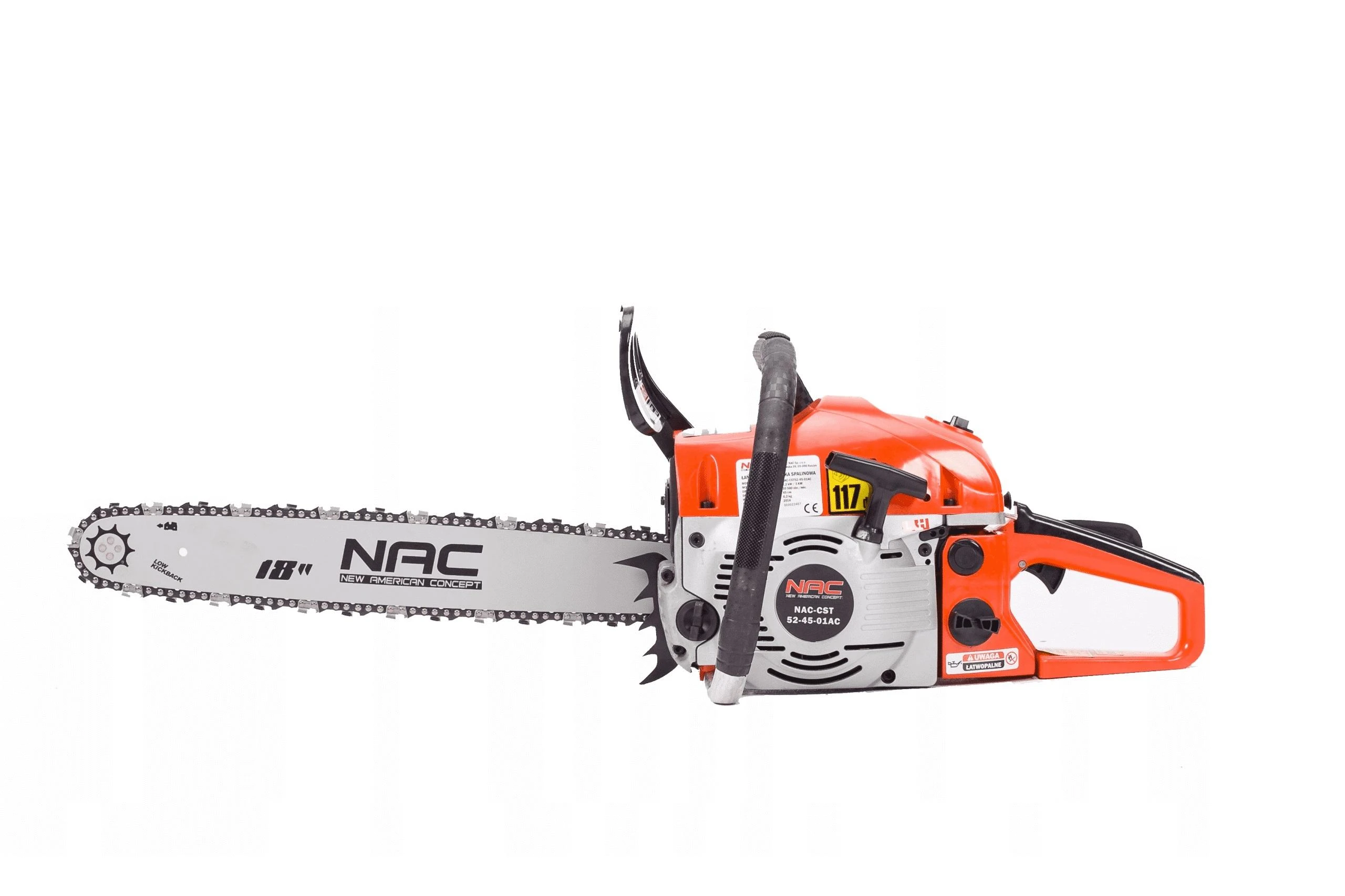 Benzininis NAC grandininis pjūklas 49.3cc 45cm CST52-45-01AC
