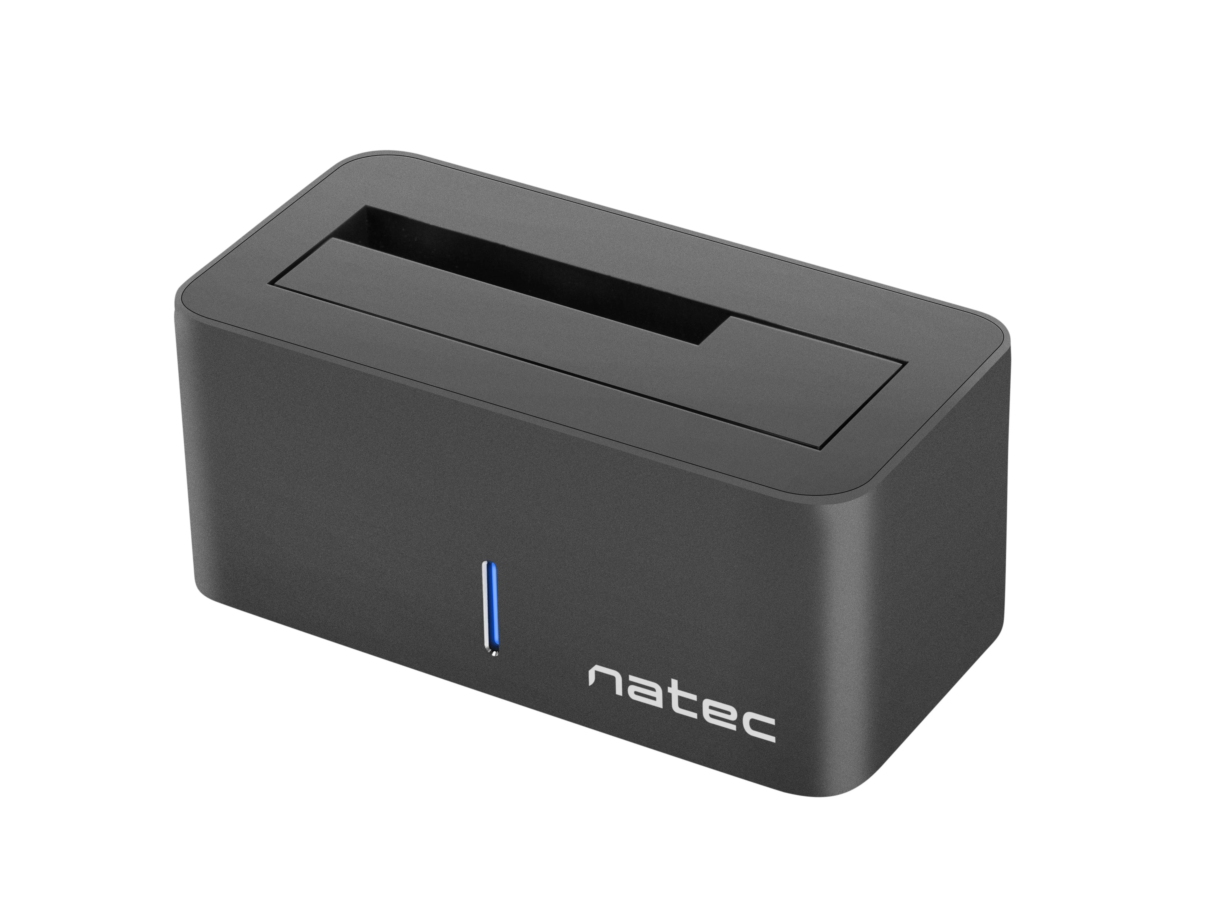 NATEC NSD-0954 prijungimo stotis KANGAROO Sata 2,5/3,5 colio HDD USB 3.0 + kintamosios srovės adapteris