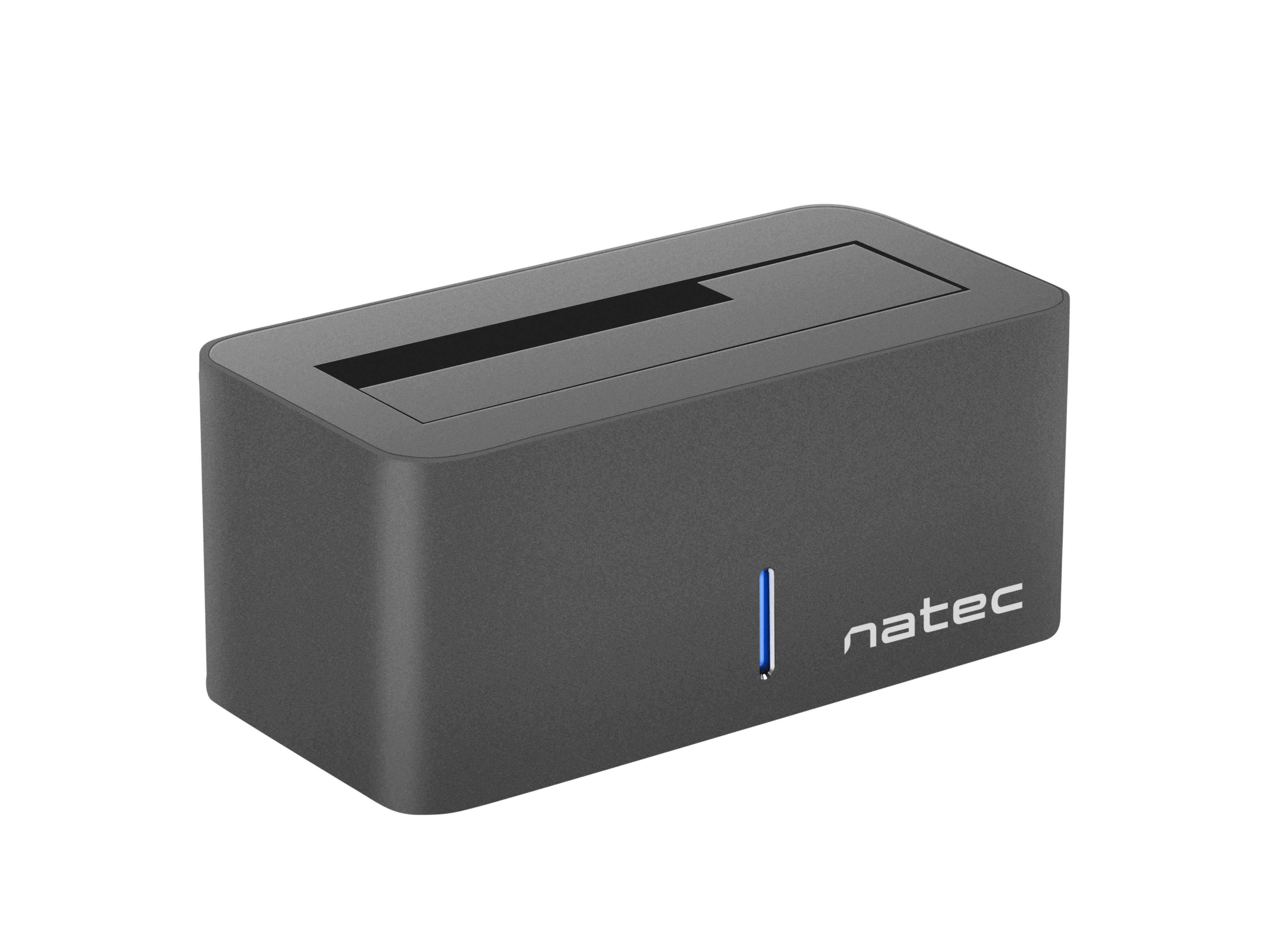 NATEC NSD-0954 prijungimo stotis KANGAROO Sata 2,5/3,5 colio HDD USB 3.0 + kintamosios srovės adapteris