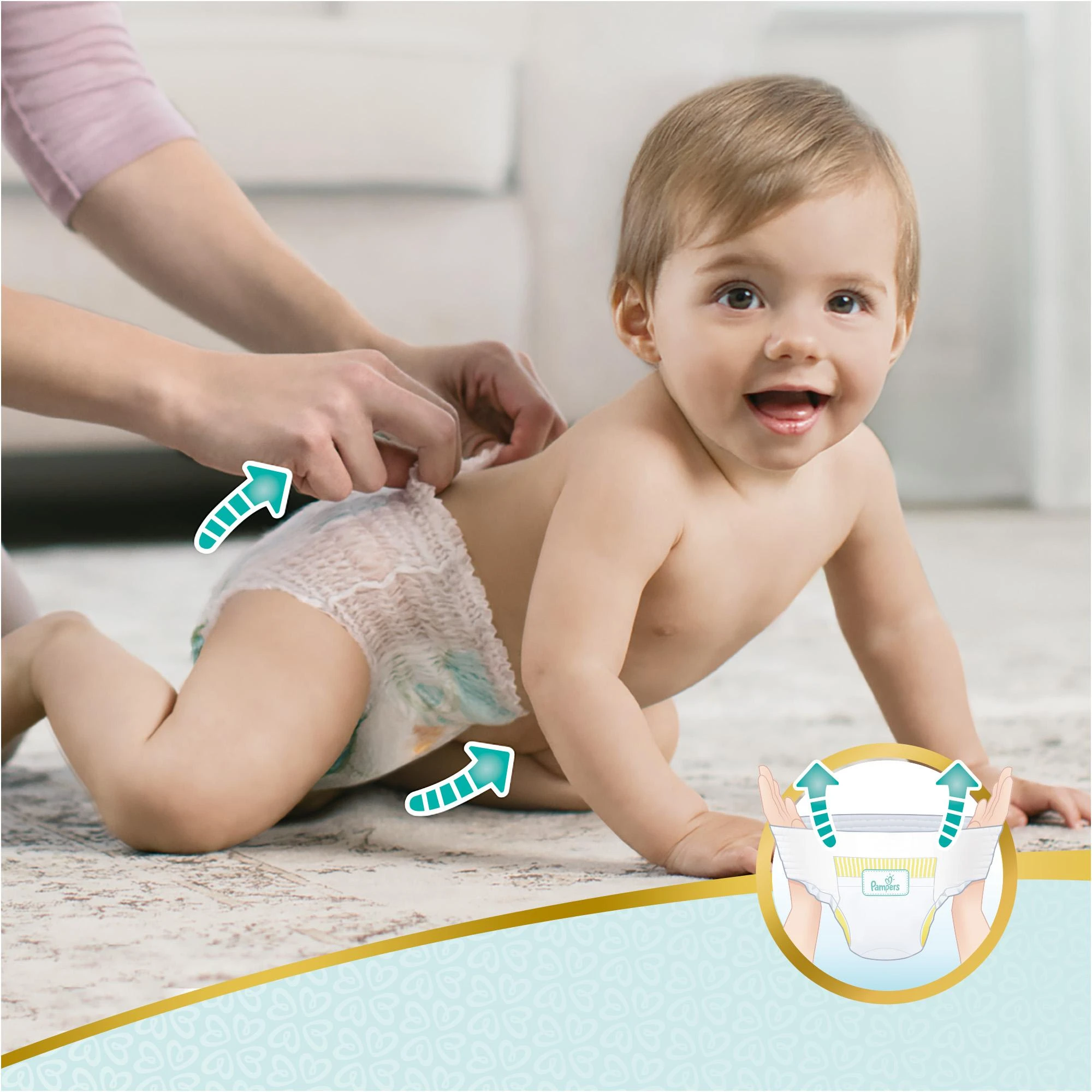 Sauskelnės-kelnaitės Pampers Premium Pants Value Pack, 6 dydis, 31 vnt.