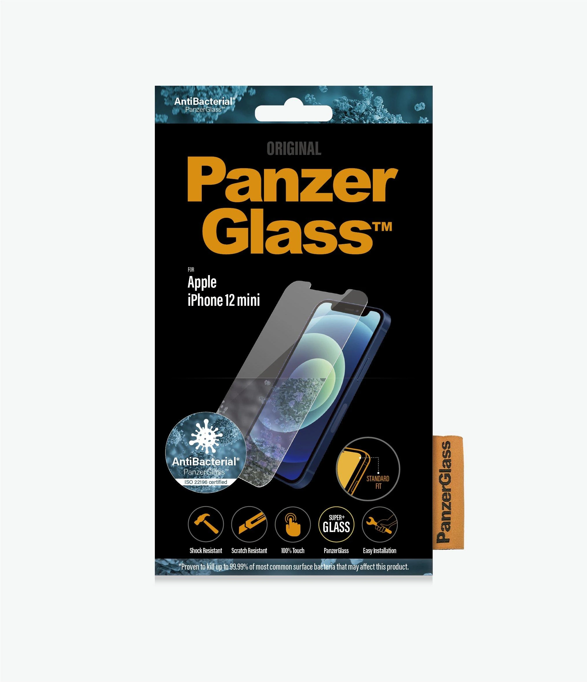 Panzer Glass PanzerGlass | Apple | Skirta iPhone 12 Mini | Stiklas | Skaidrus | Skaidri ekrano apsauga