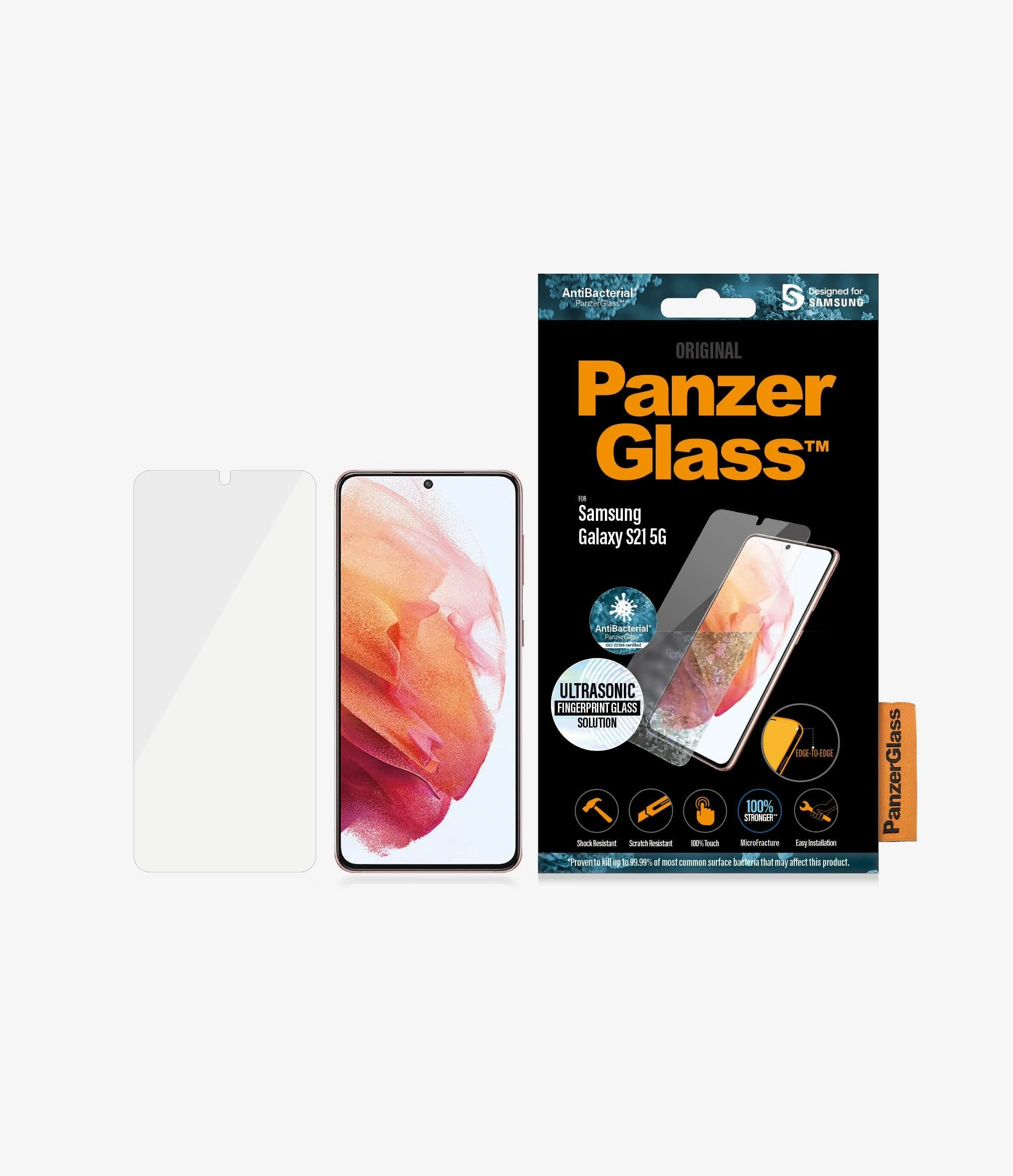 Panzer Glass PanzerGlass | Samsung | Galaxy S21 5G | Glass | Clear | Case Friendly