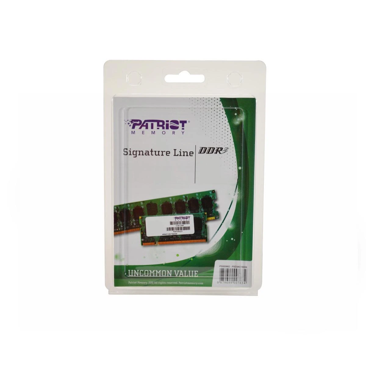 Nešiojamo kompiuterio atmintis RAM Modulis - Patriot 4GB Pc3-12800, auksinis