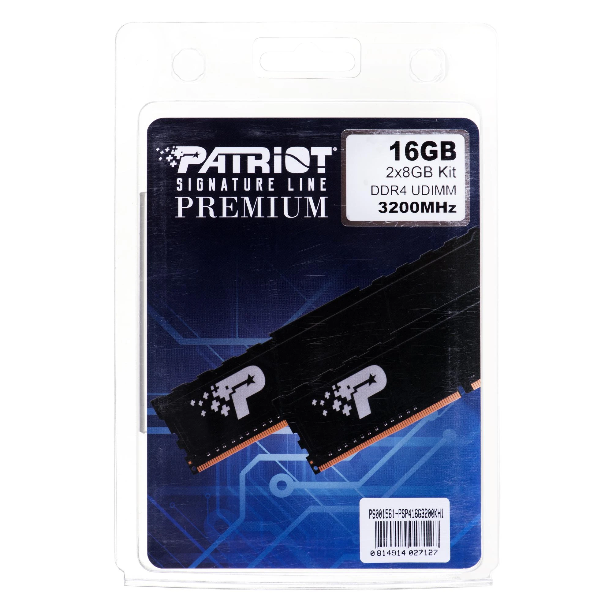 Patriot 16GB DDR4 RAM pakuotė