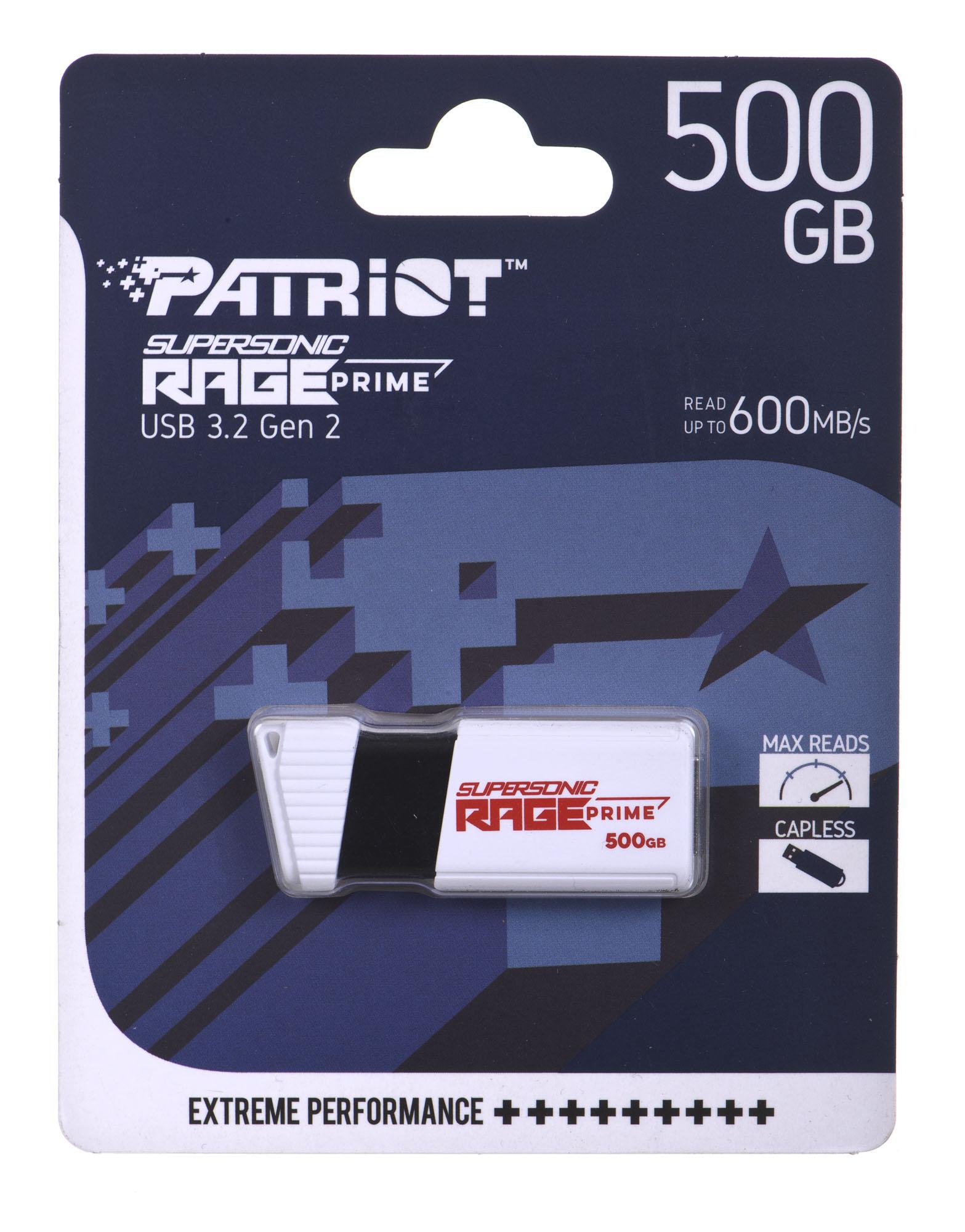 Patriot PenDrive Rage Prime 500GB USB 3.2 600MB/s