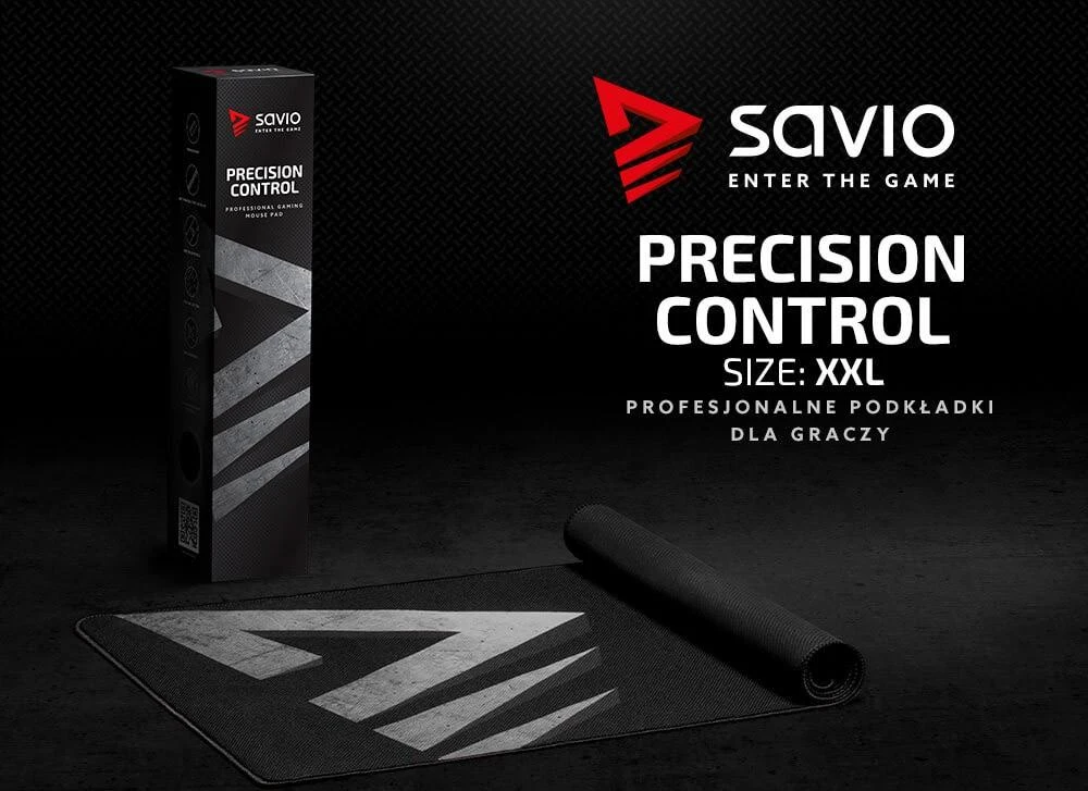 Žaidimų Pelės Kilimėlis - Savio Precision Control XXL 1000x500x3mm