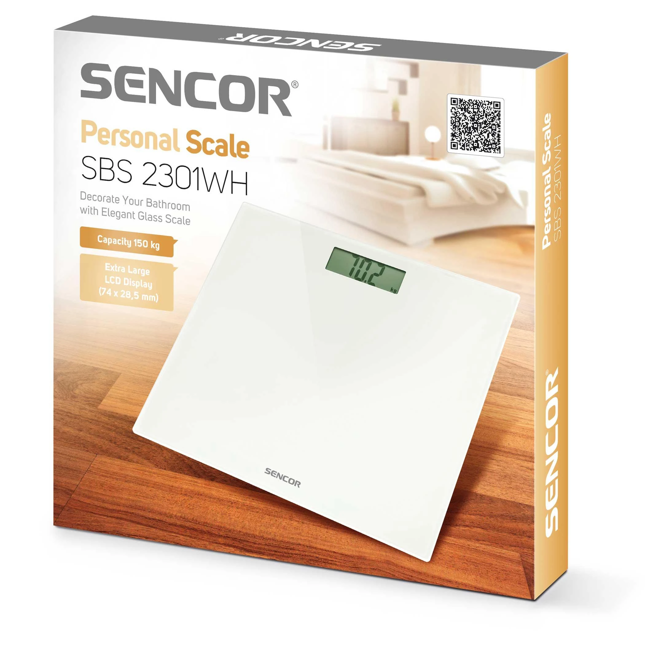 Virtuvinės svarstyklės Svarstyklės Sencor SBS 2301 WH