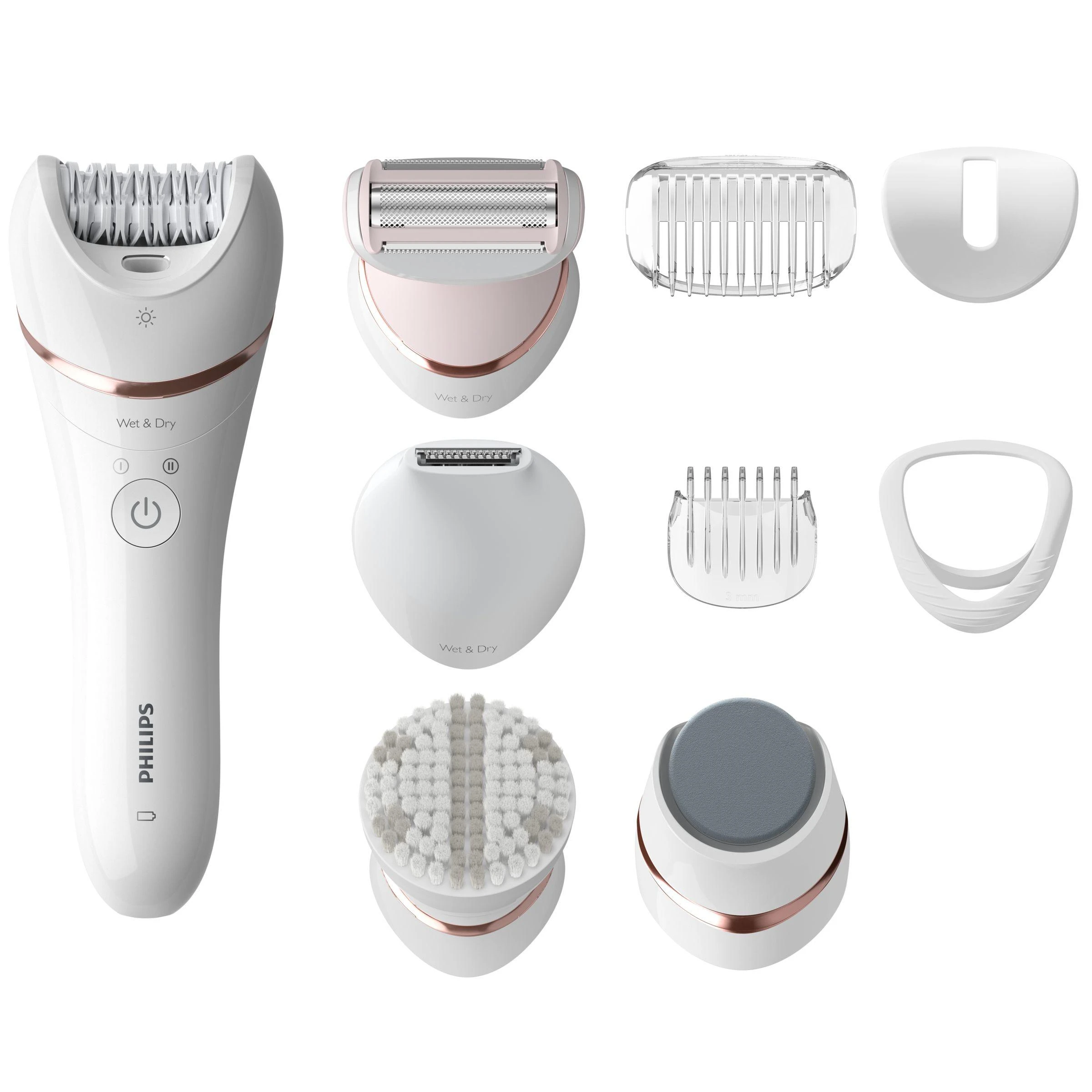 Philips Epilator Series 8000 „Wet & Dry“ epiliatorius BRE740/10